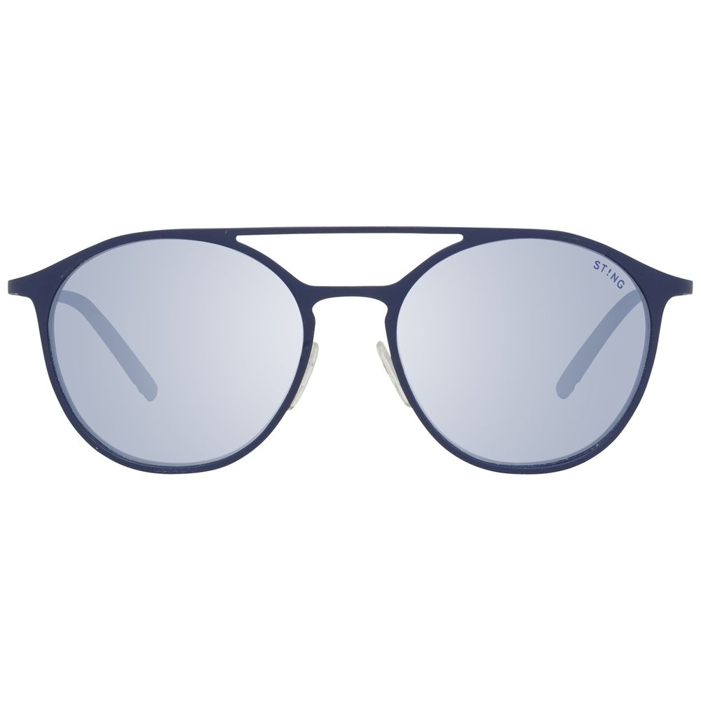 Blue Metal Sunglasses