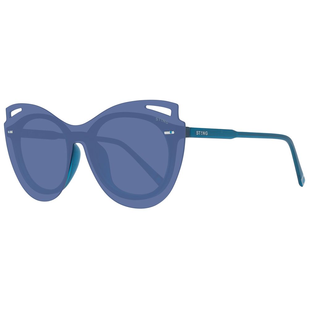 Blue Plastic Sunglasses