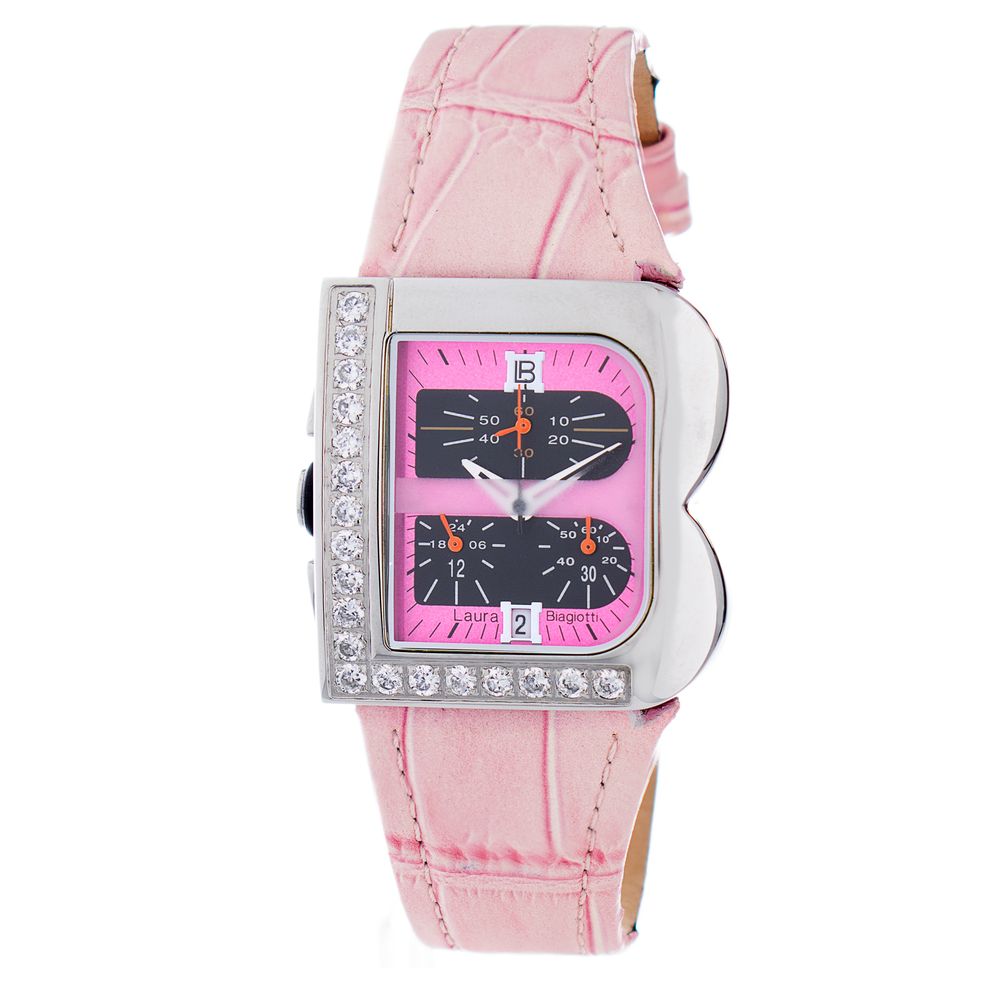 Multicolor Leather Dress Watch