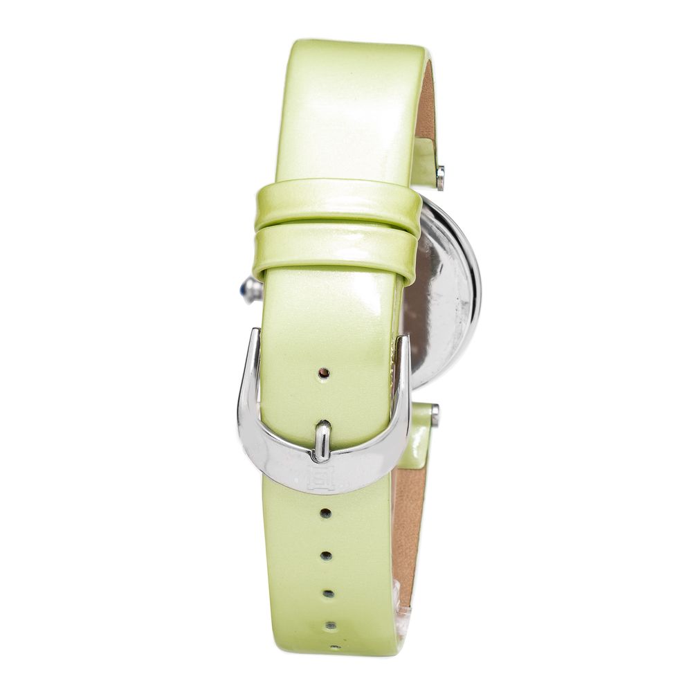 Bicolor Leather Dress Watch