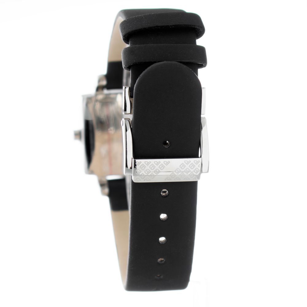 Black Leather Dress Watch