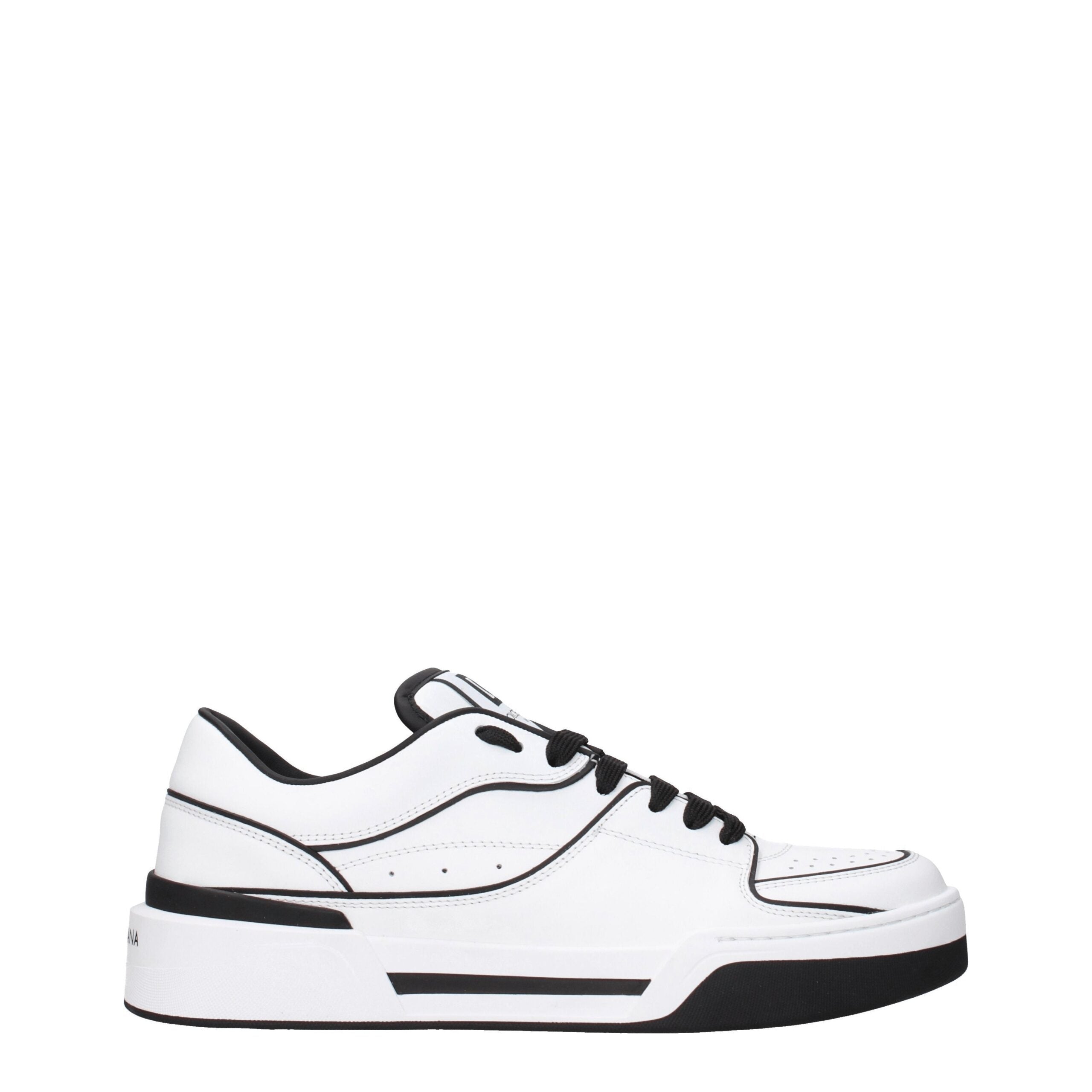 Blue Leather Sneakers