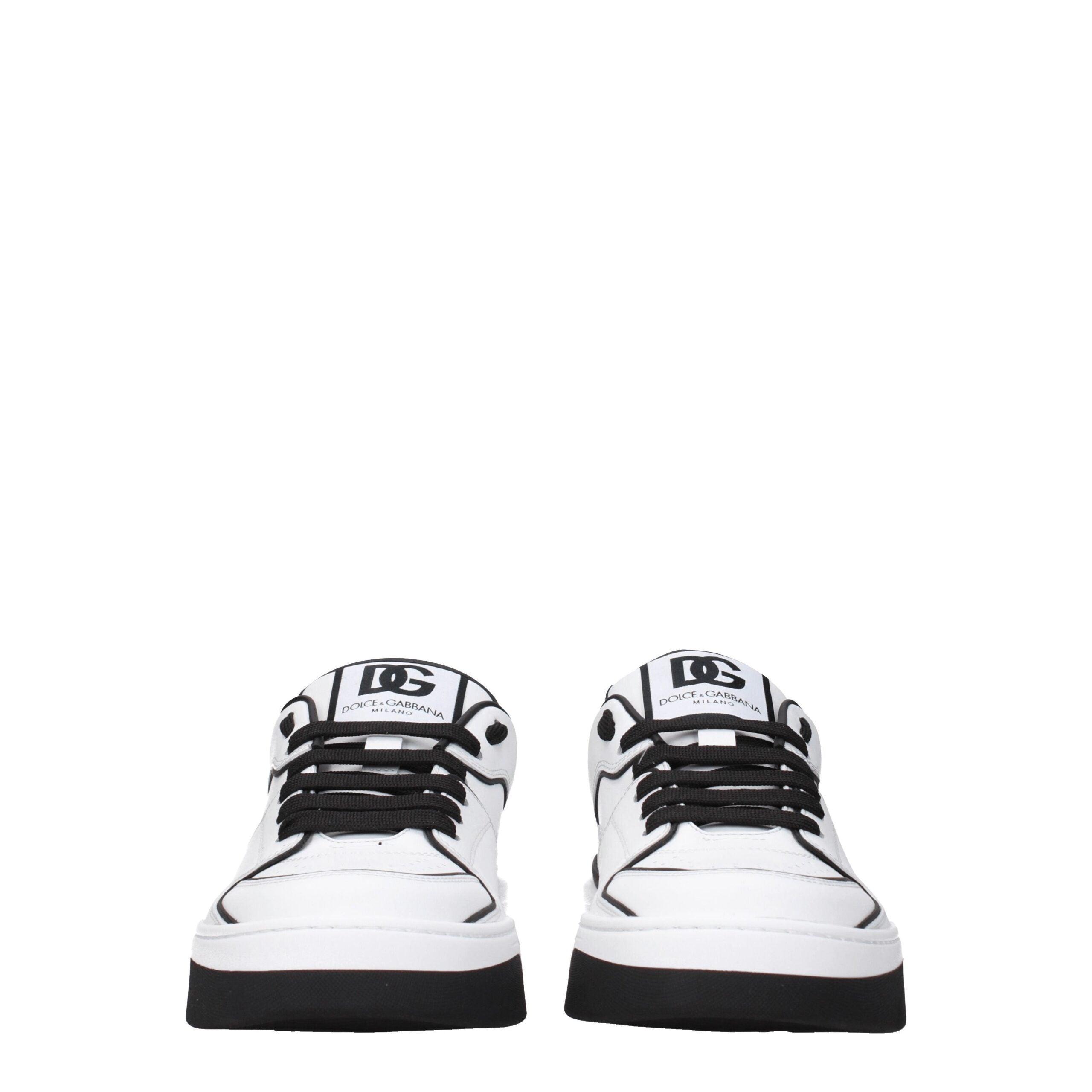 Blue Leather Sneakers