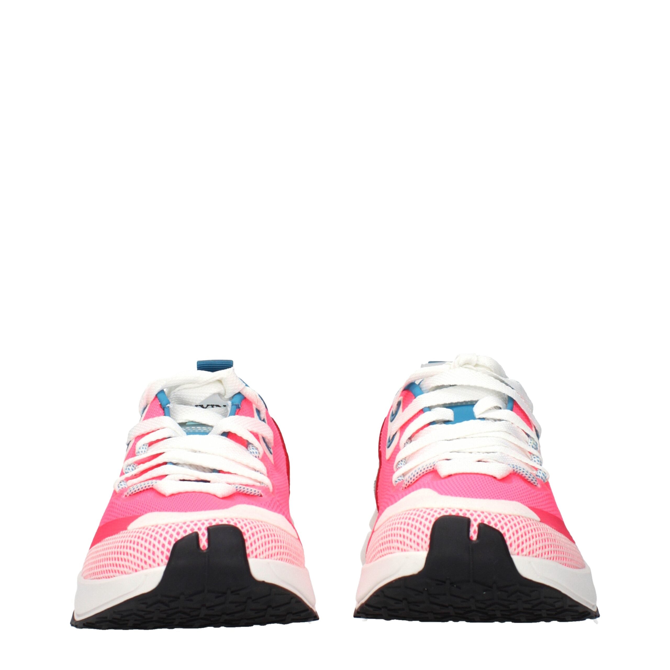 Pink Fabric Athletic Sneakers