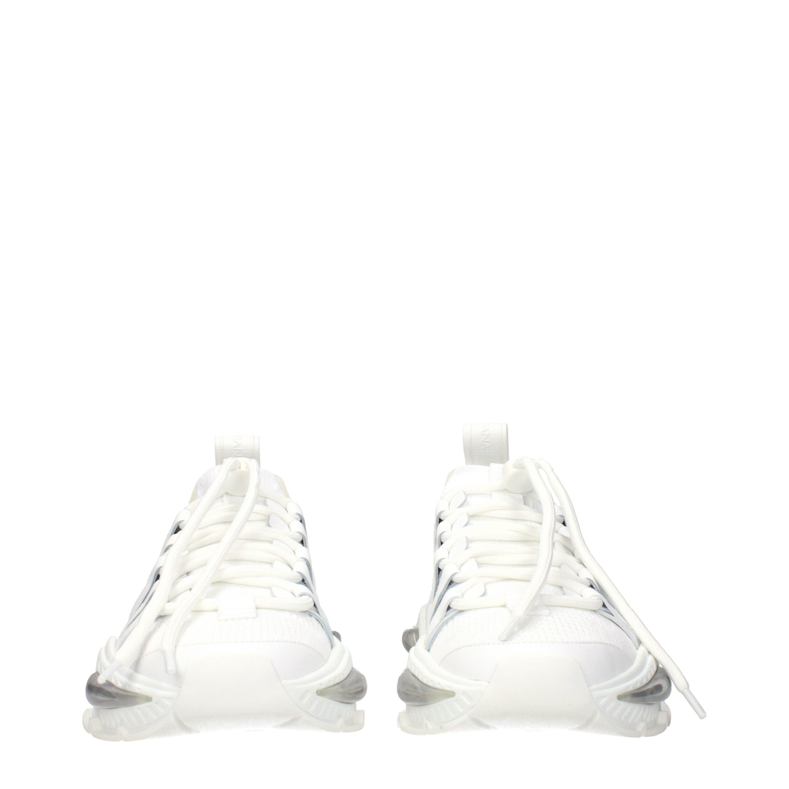 Blue Fabric Athletic Sneakers