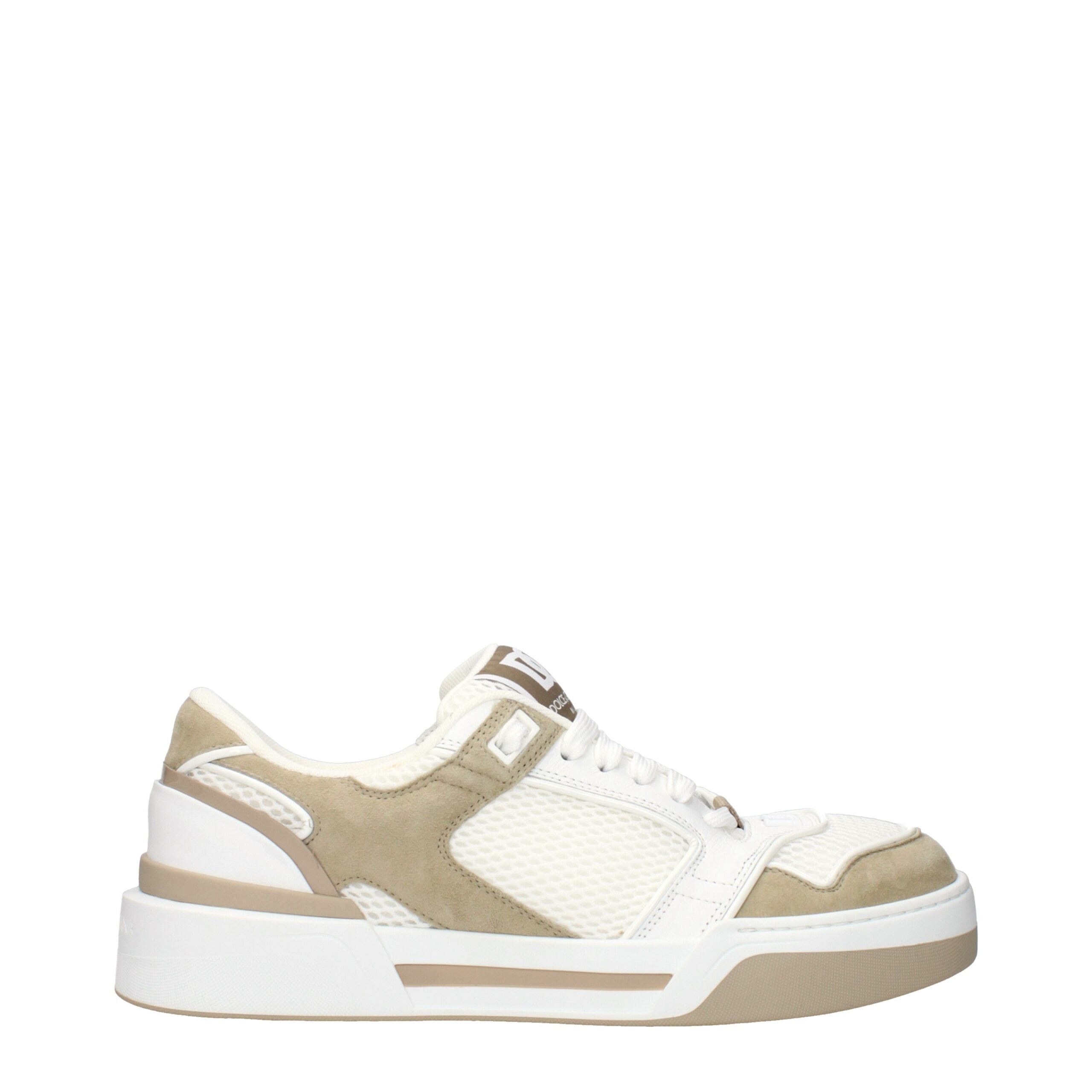 Blue Fabric Low Top Sneakers