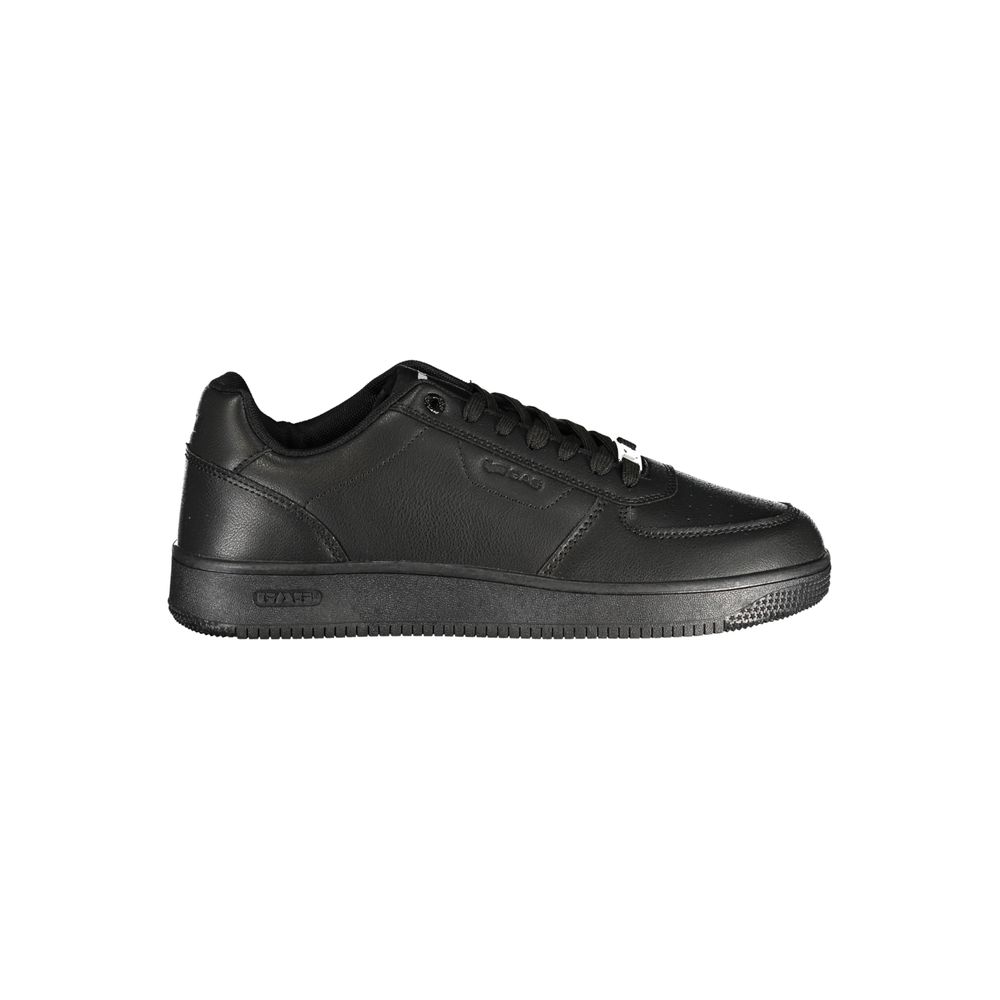 Black Polyurethane Men's Sneaker