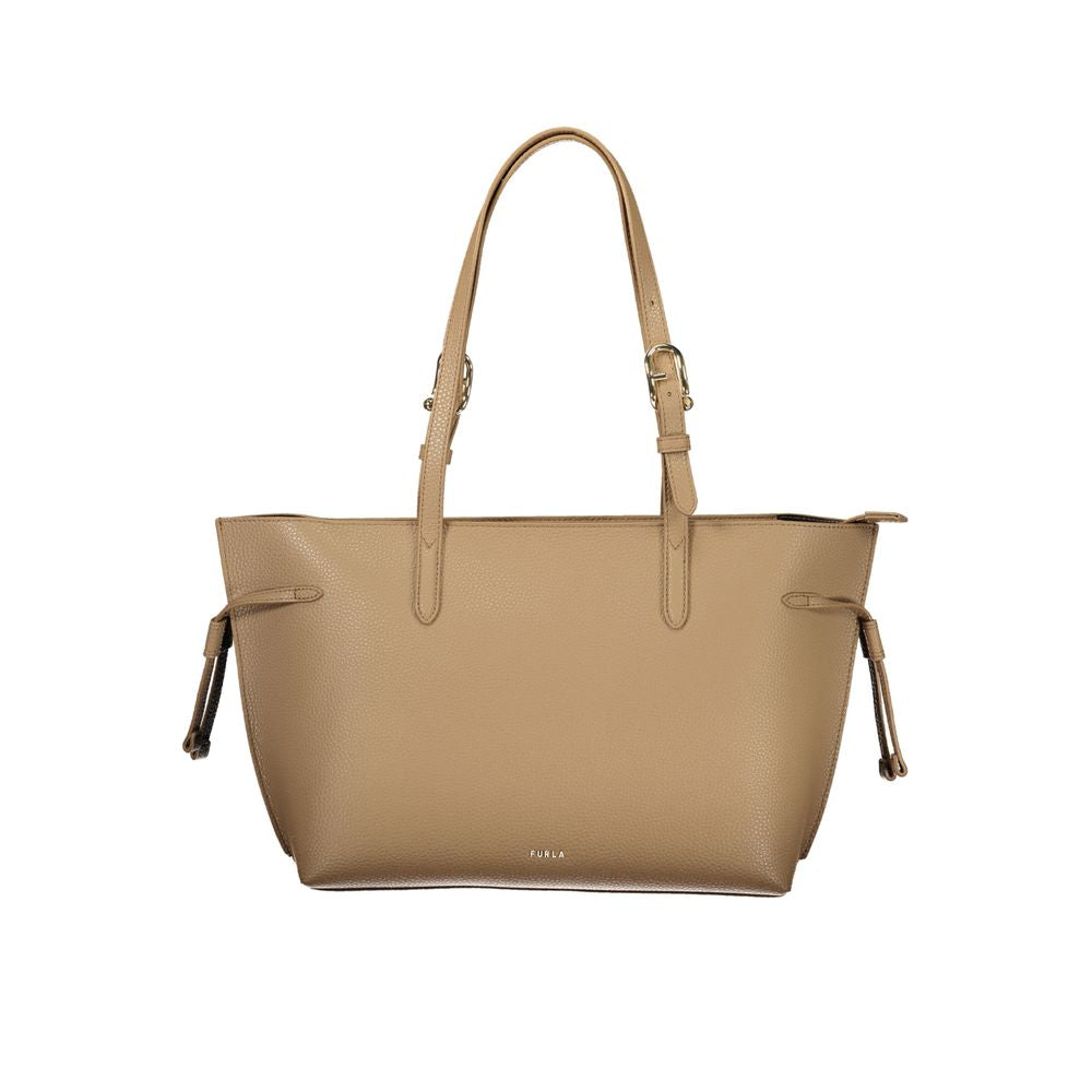 Marrone Leather Woman Handbag