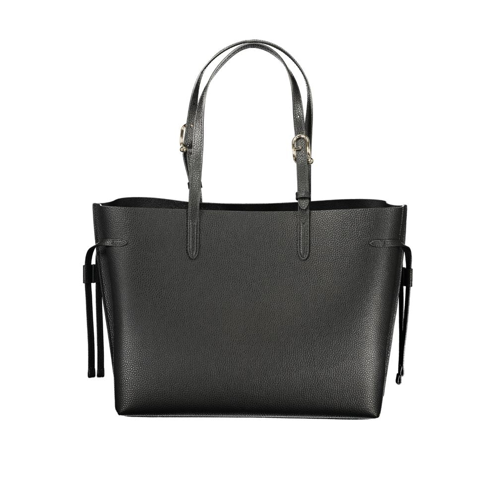 Black Leather Women Handbag