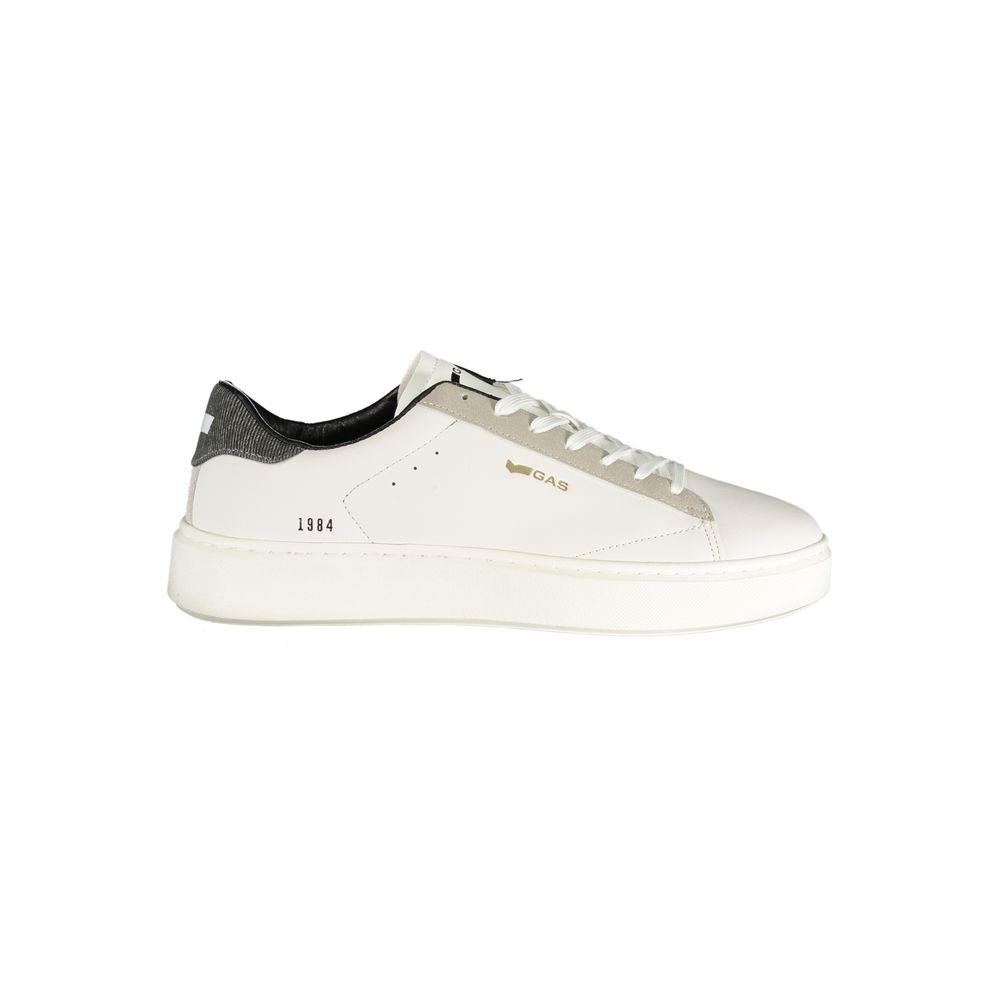 Bianco Polyurethane Men Sneaker