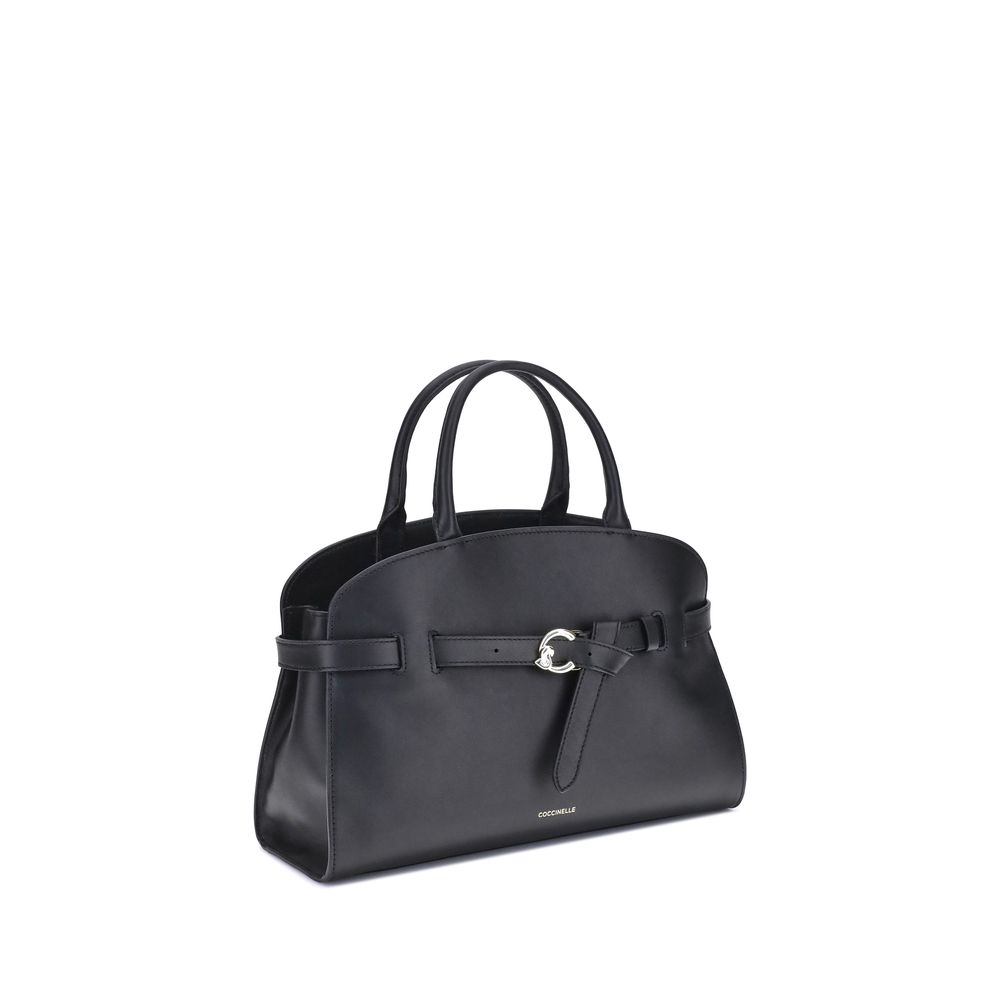 Black Calf Leather Bos Taurus Handbag