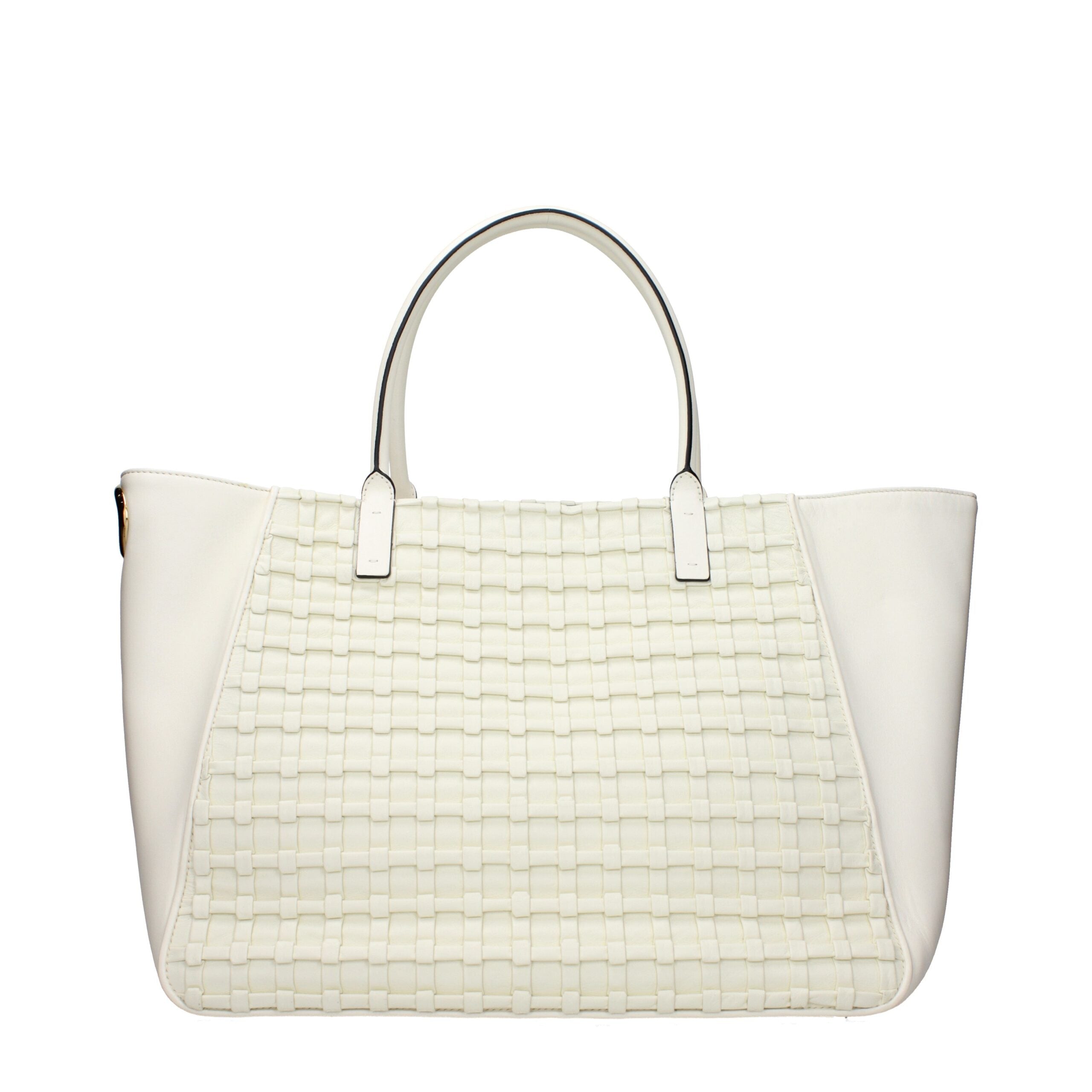 Beige Leather Handbag