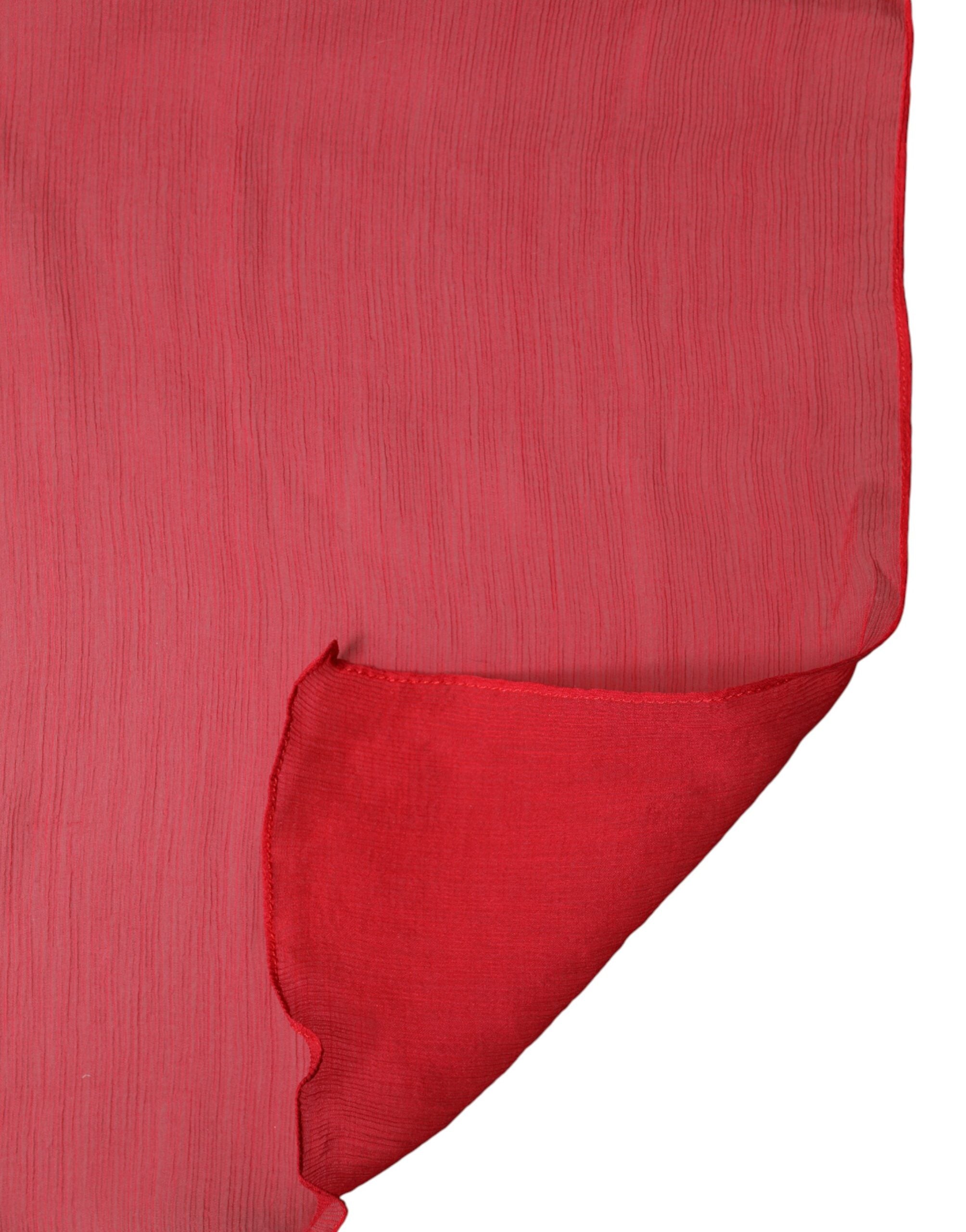 Red Stole Silk Neck Wrap Shawl Men Scarf