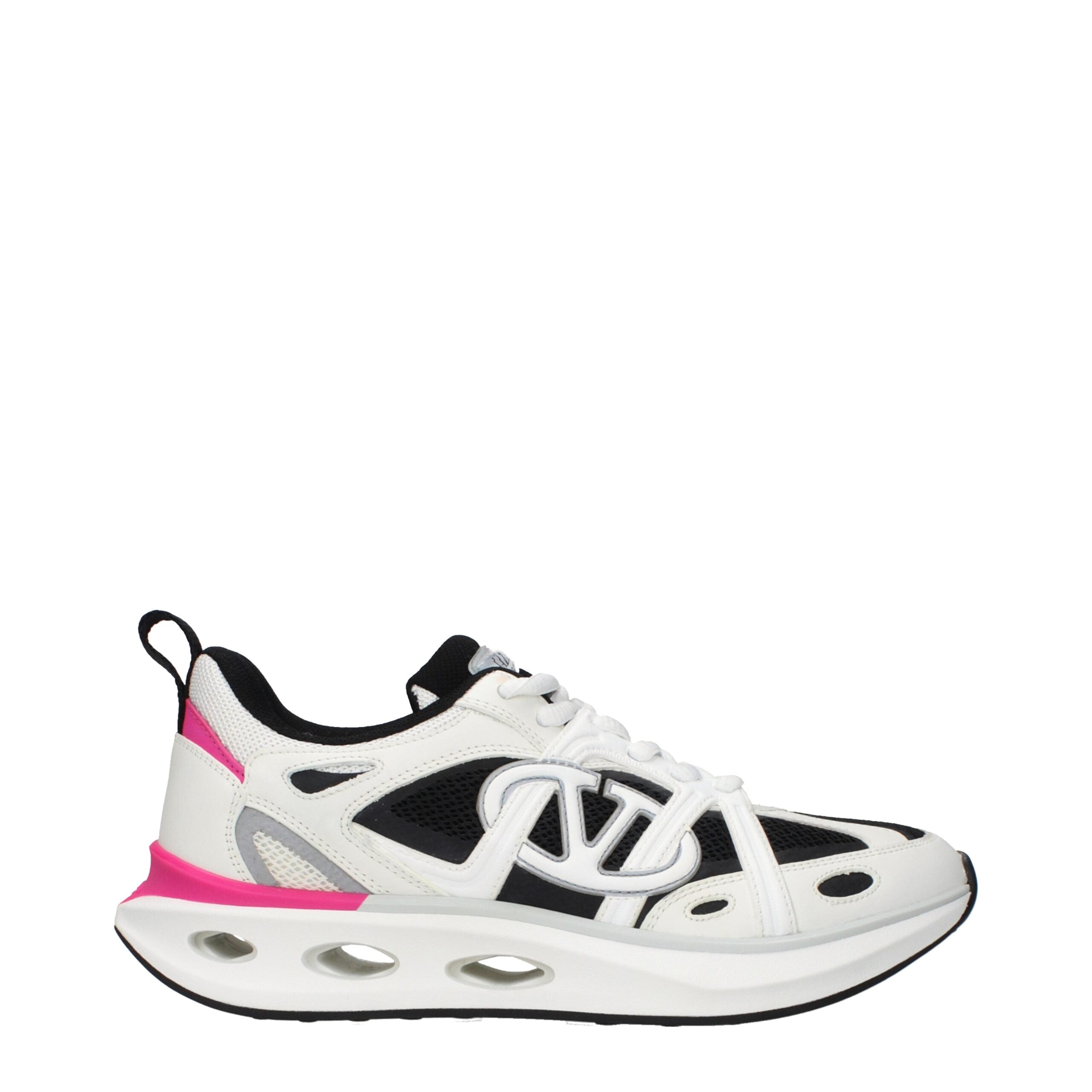 Blue Fabric Athletic Sneakers