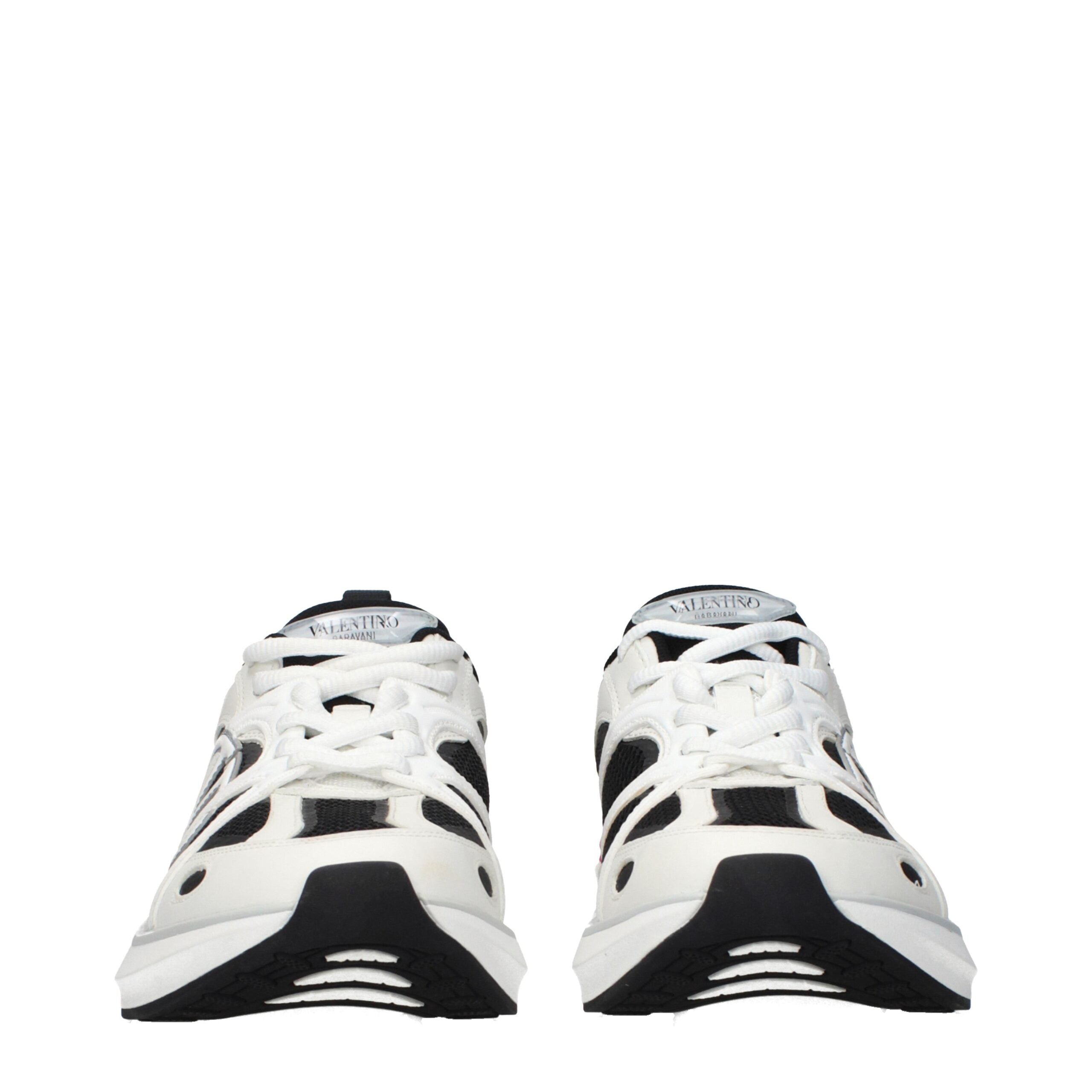 Blue Fabric Athletic Sneakers