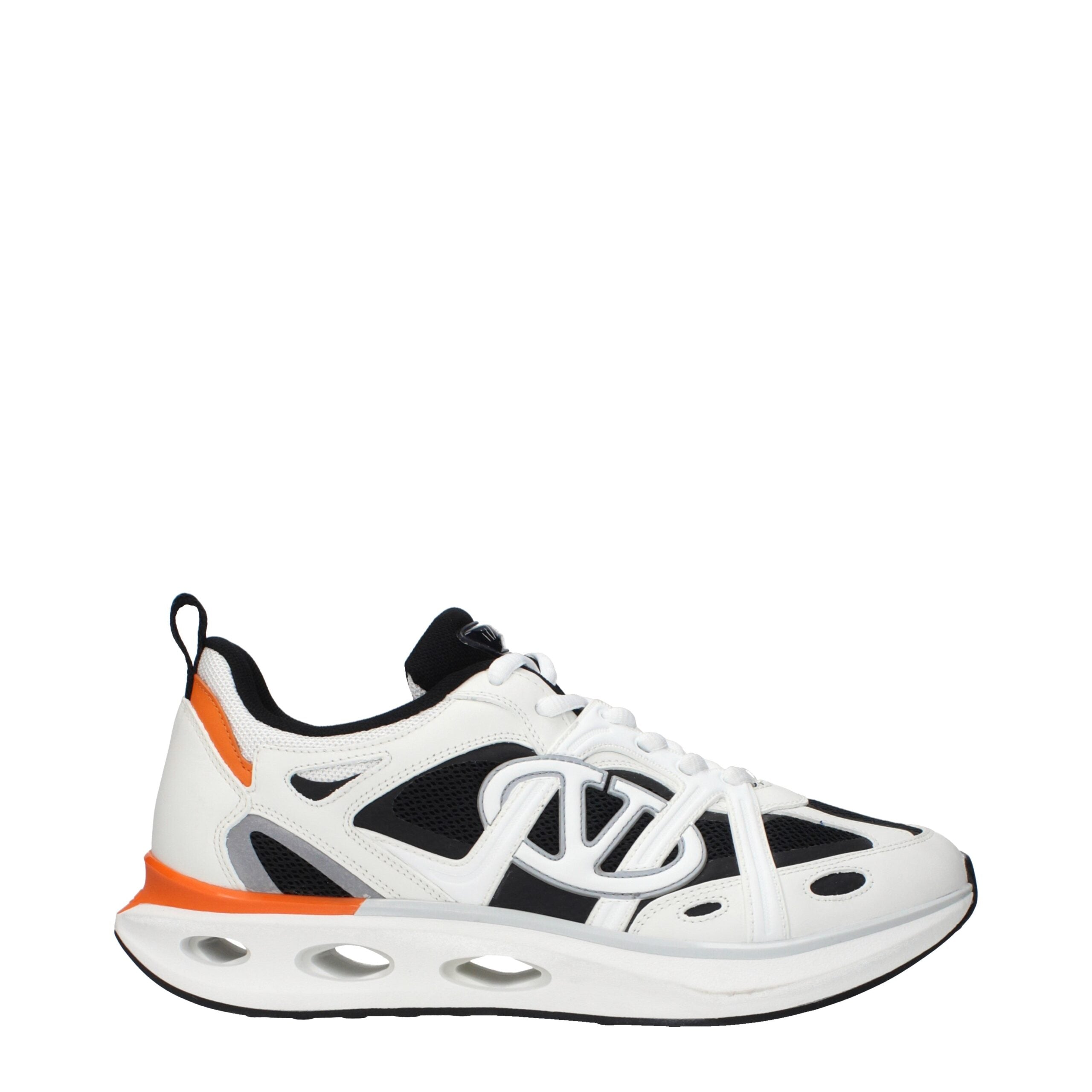 Blue Fabric Athletic Sneakers