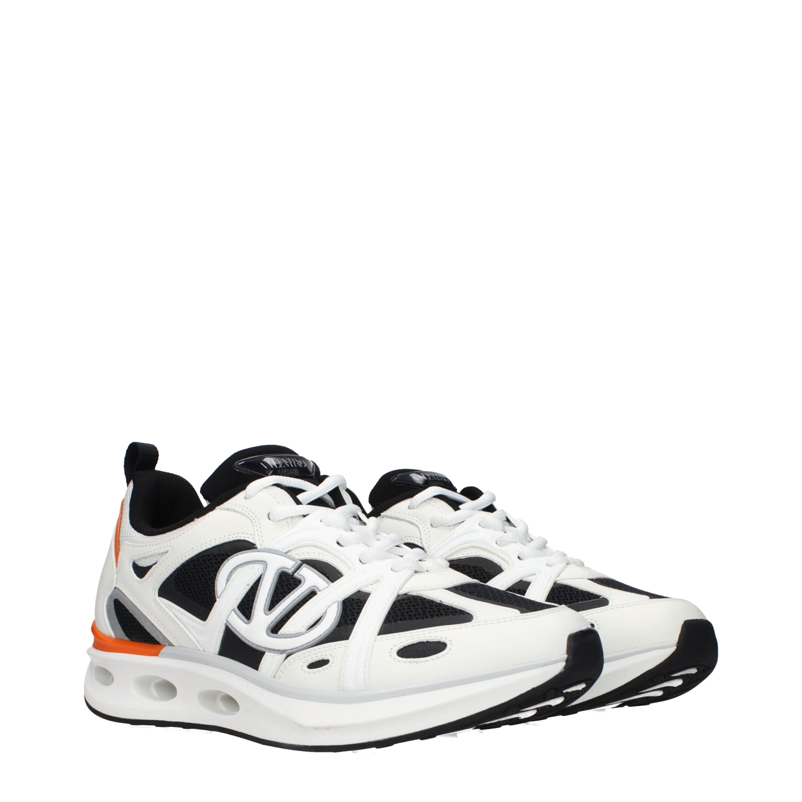 Blue Fabric Athletic Sneakers