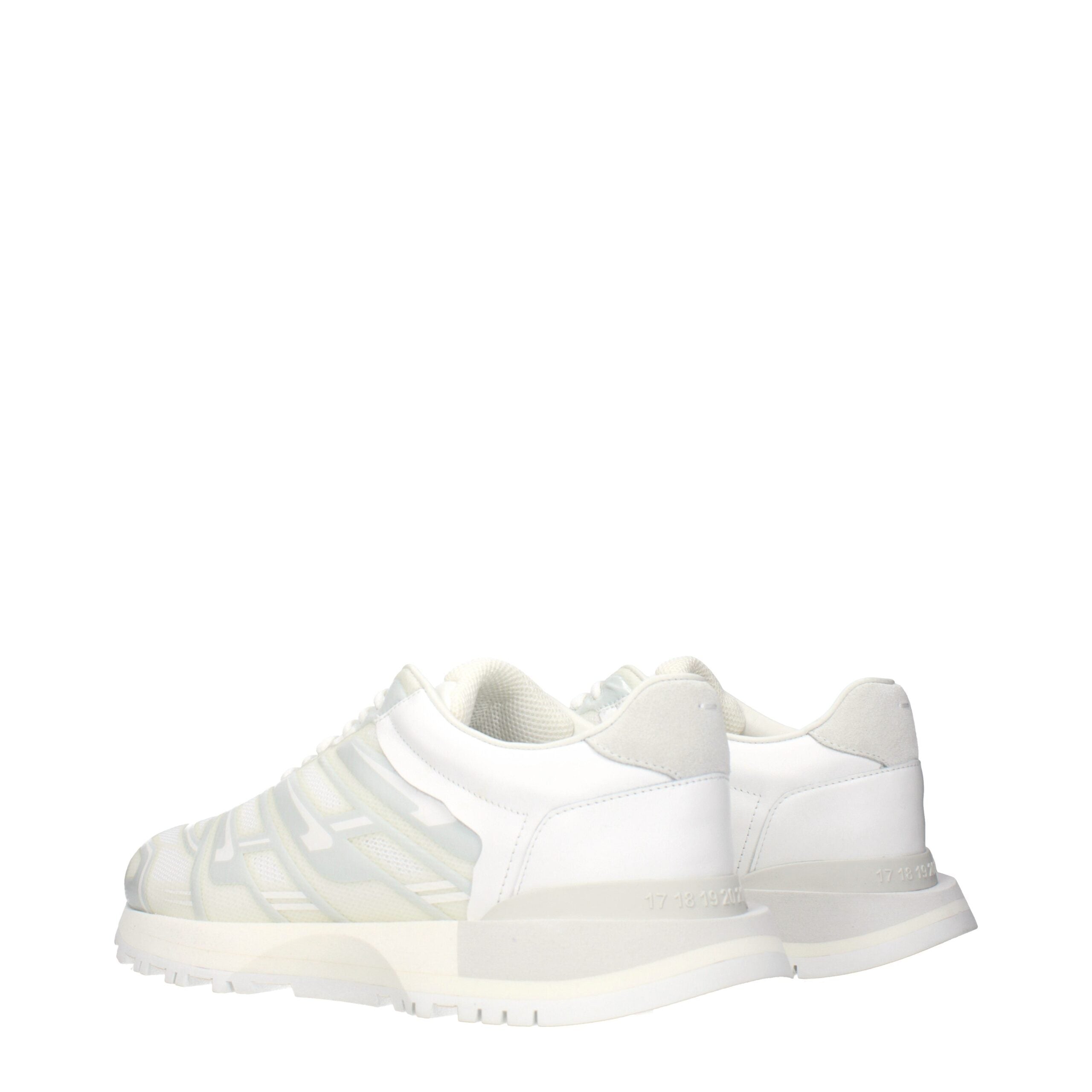 Blue Fabric Athletic Sneakers
