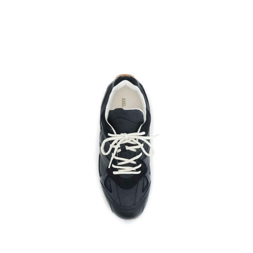 Black Calf Leather Bos Taurus Low Top Sneakers