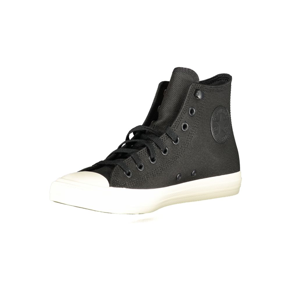 Černé kožené unisex tenisky