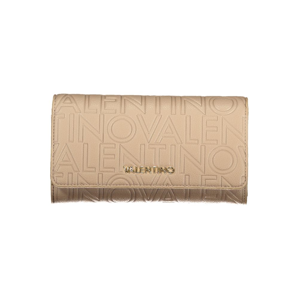 Marrone Polyurethane Women Wallet