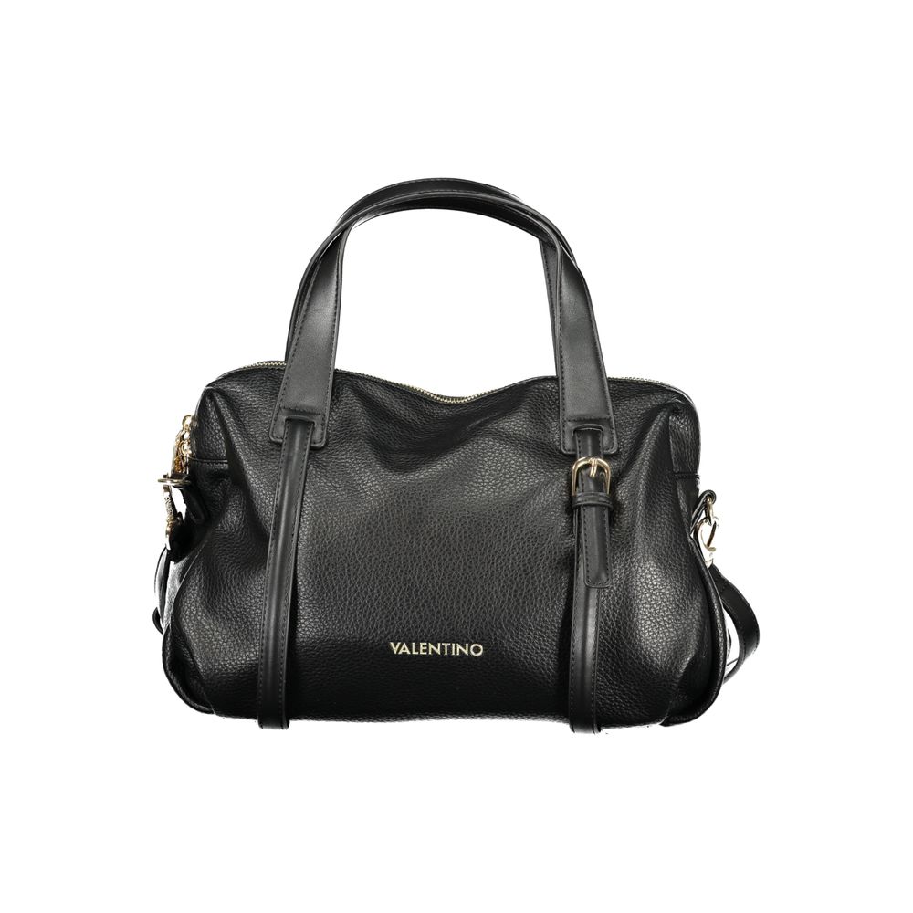 Nero Polyurethane Woman Handbag