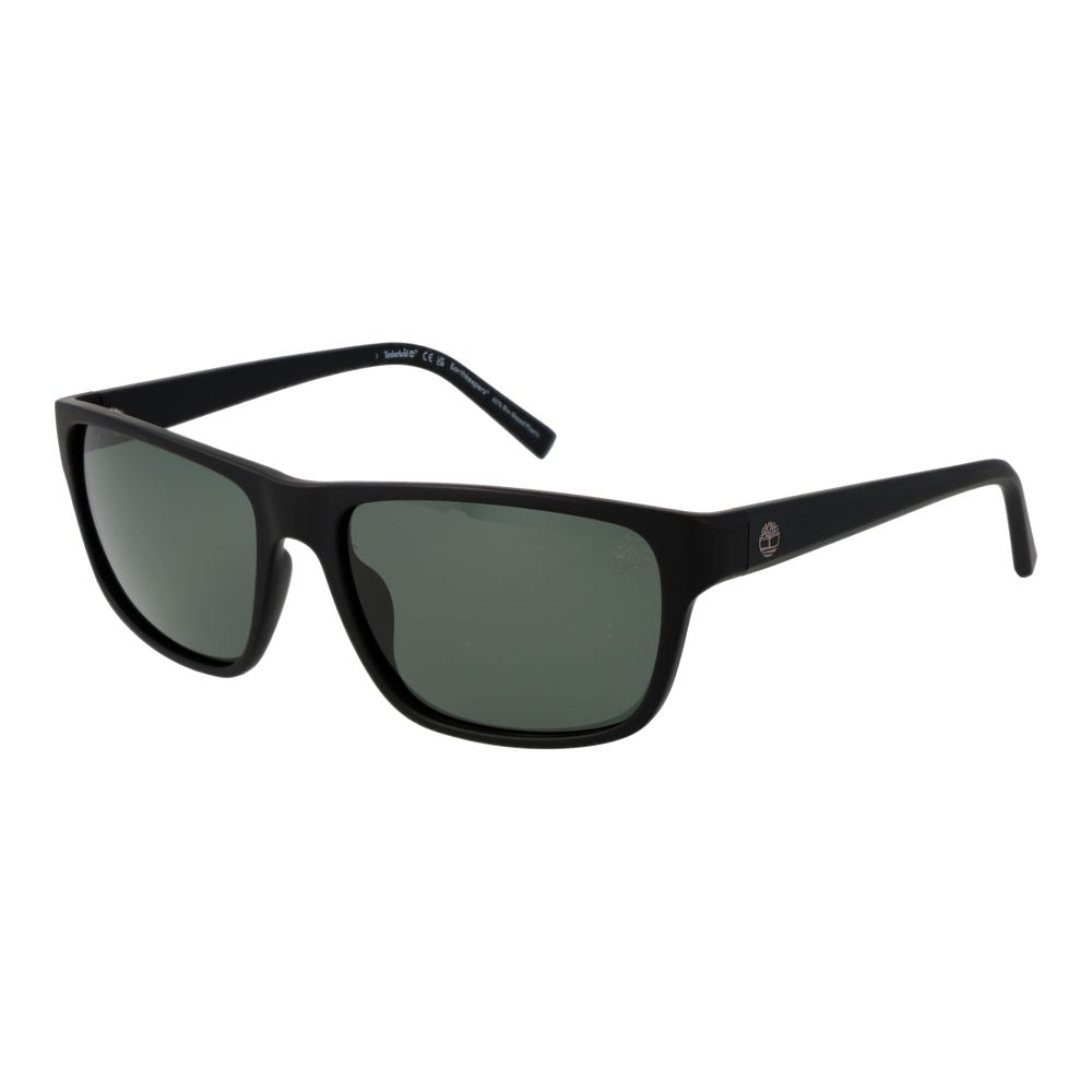 Black Stainless Steel Sunglasses