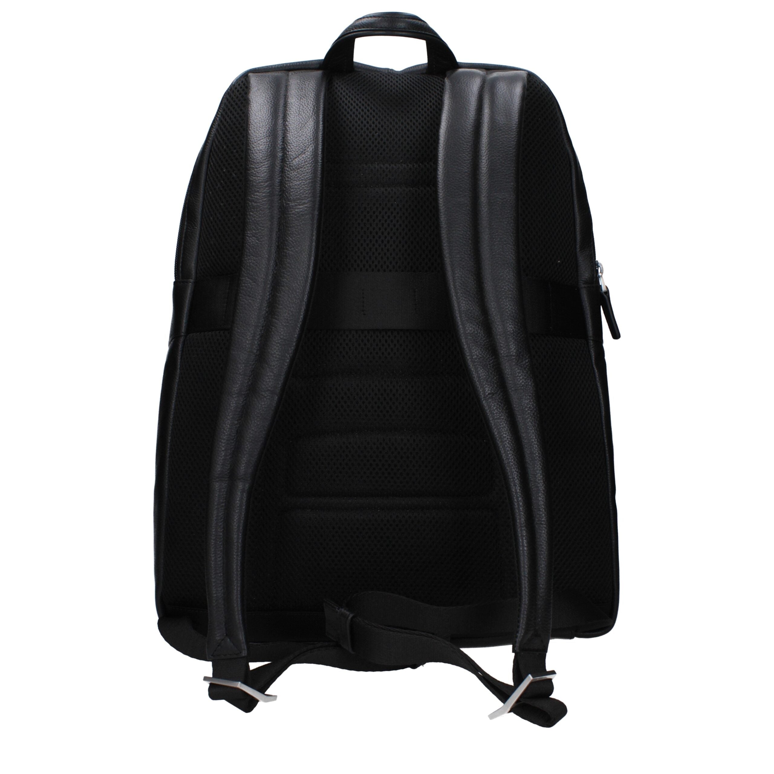 Black Leather Backpack