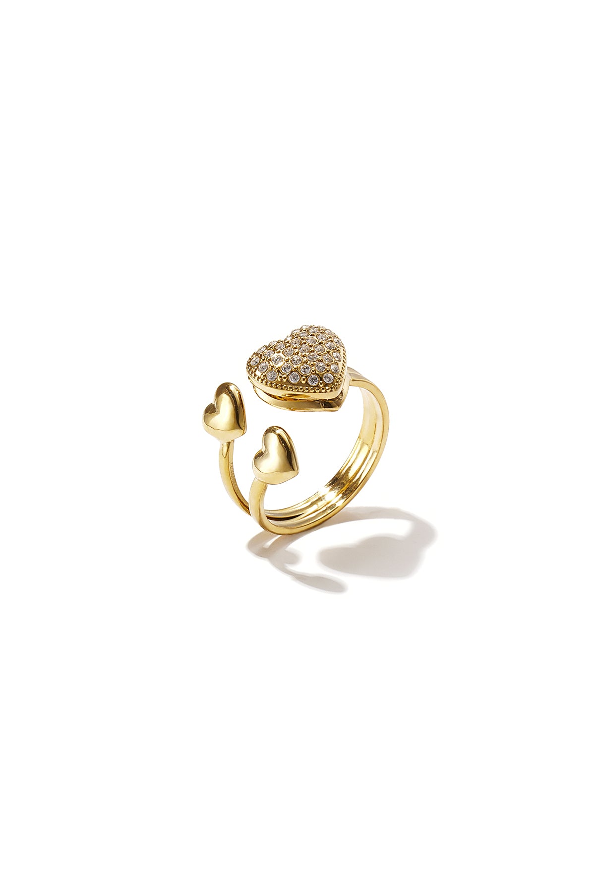 Stainless Steel Statement Rings Heart Simple Daily Simple Series Women's jewelry