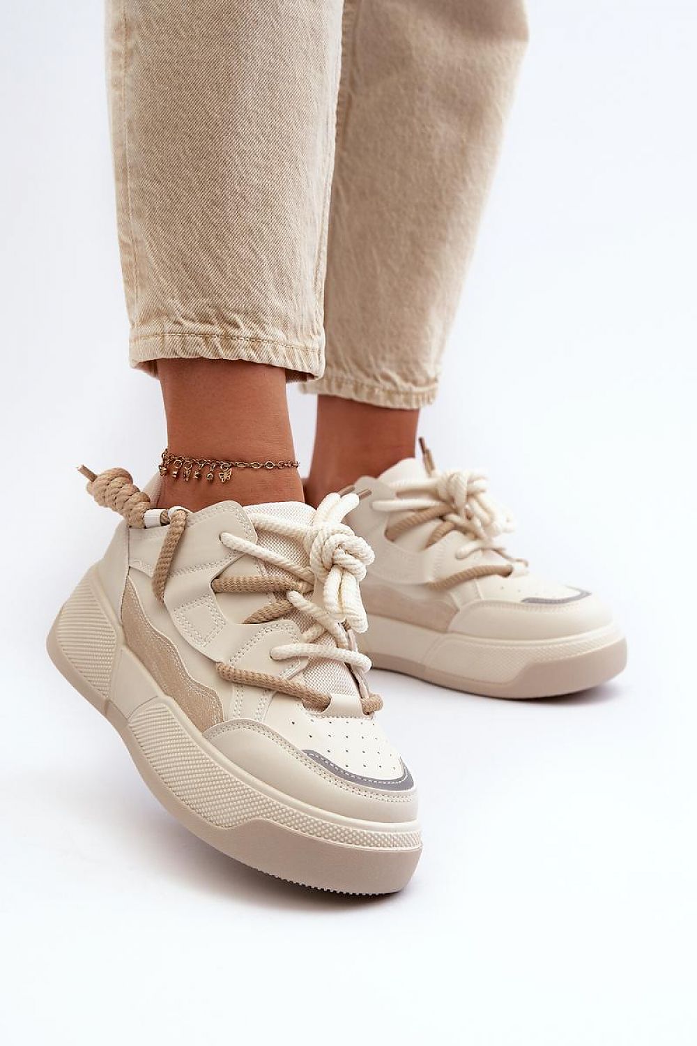 Platform sneakers model 198214 Step in style