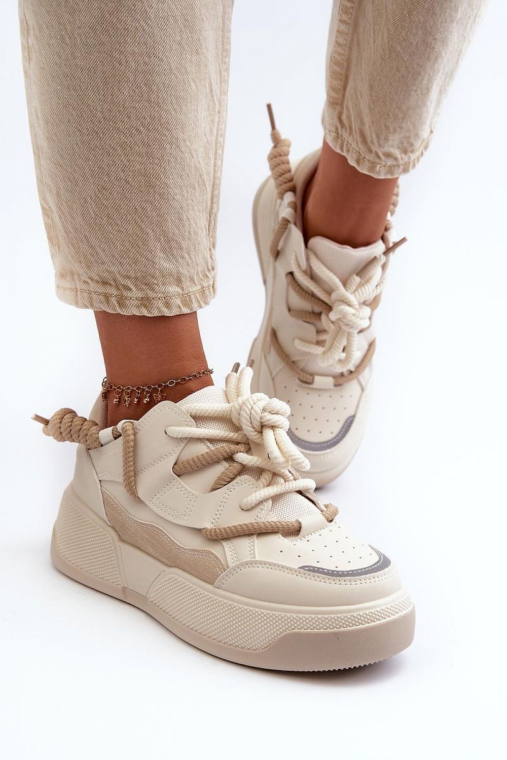 Platform sneakers model 198214 Step in style