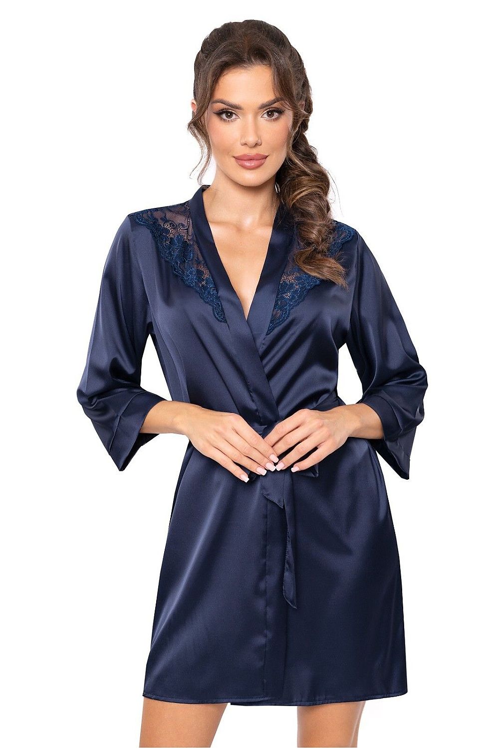 Short bathrobe model 204924 Donna