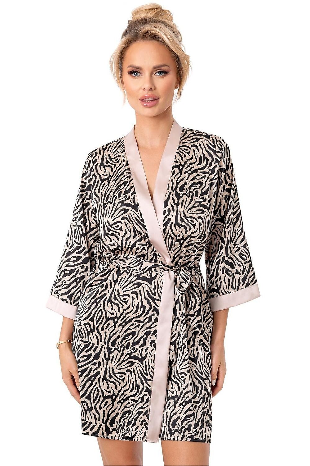 Short bathrobe model 215549 Donna