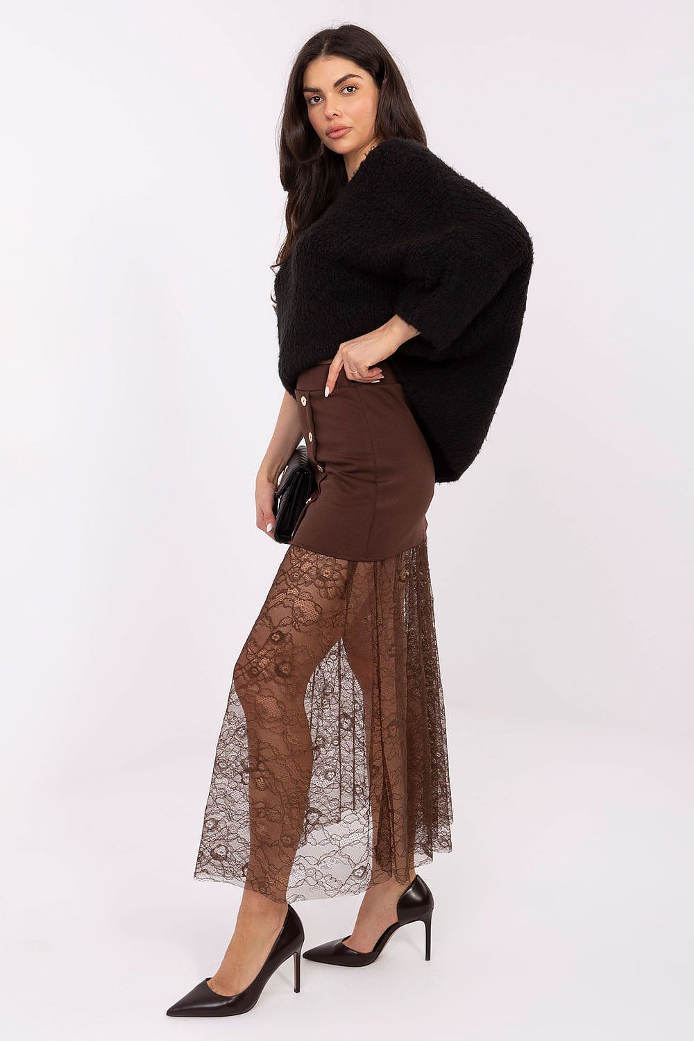 Lace skirt model 221591 Italy Moda