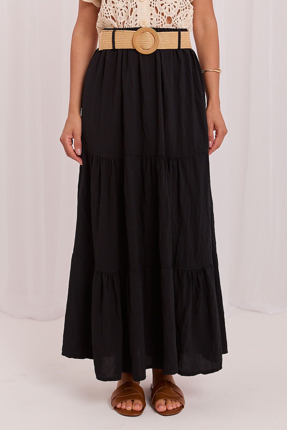 Long skirt model 229814 Italy Moda
