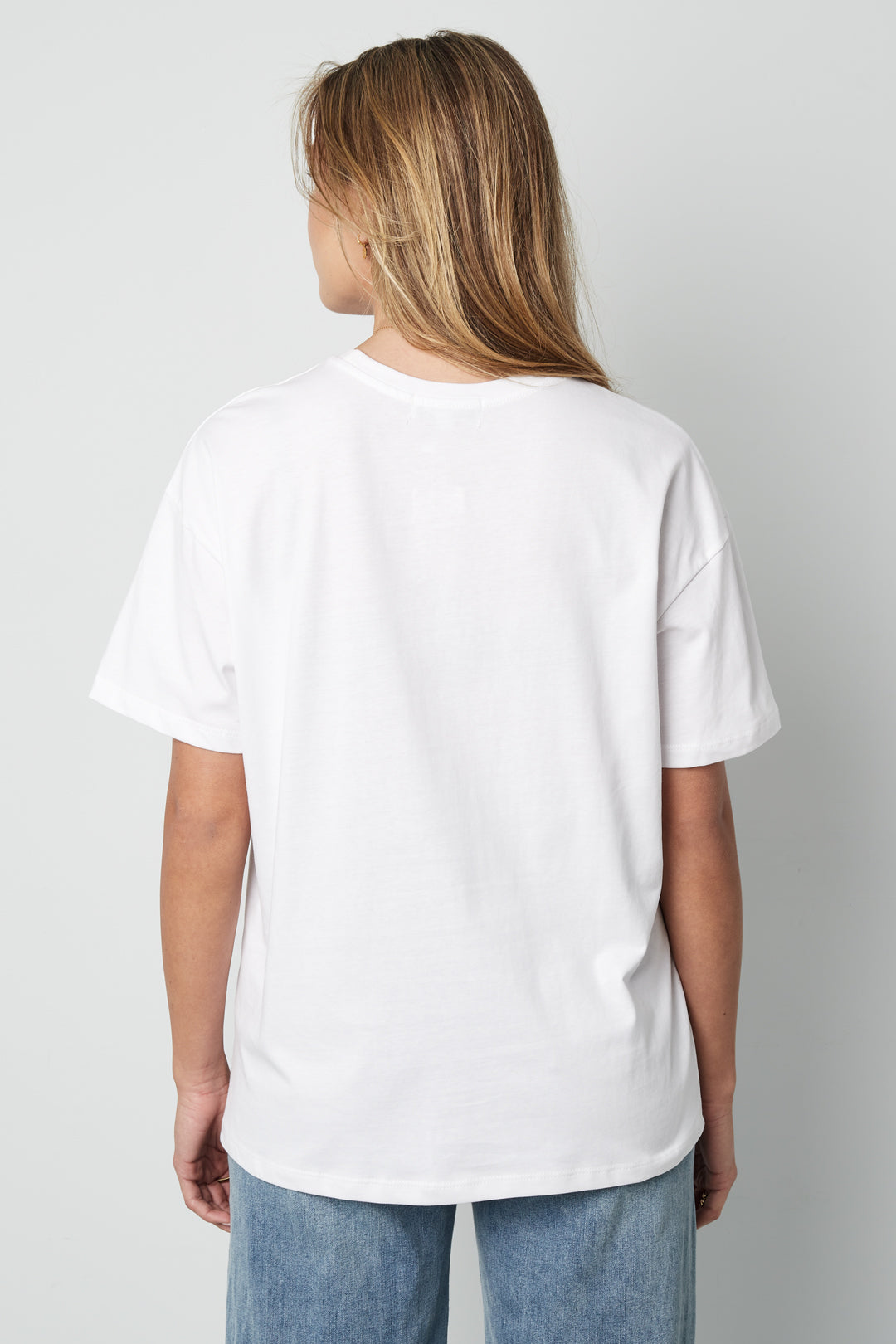 Cotton Women's T-shirt Casual Letters