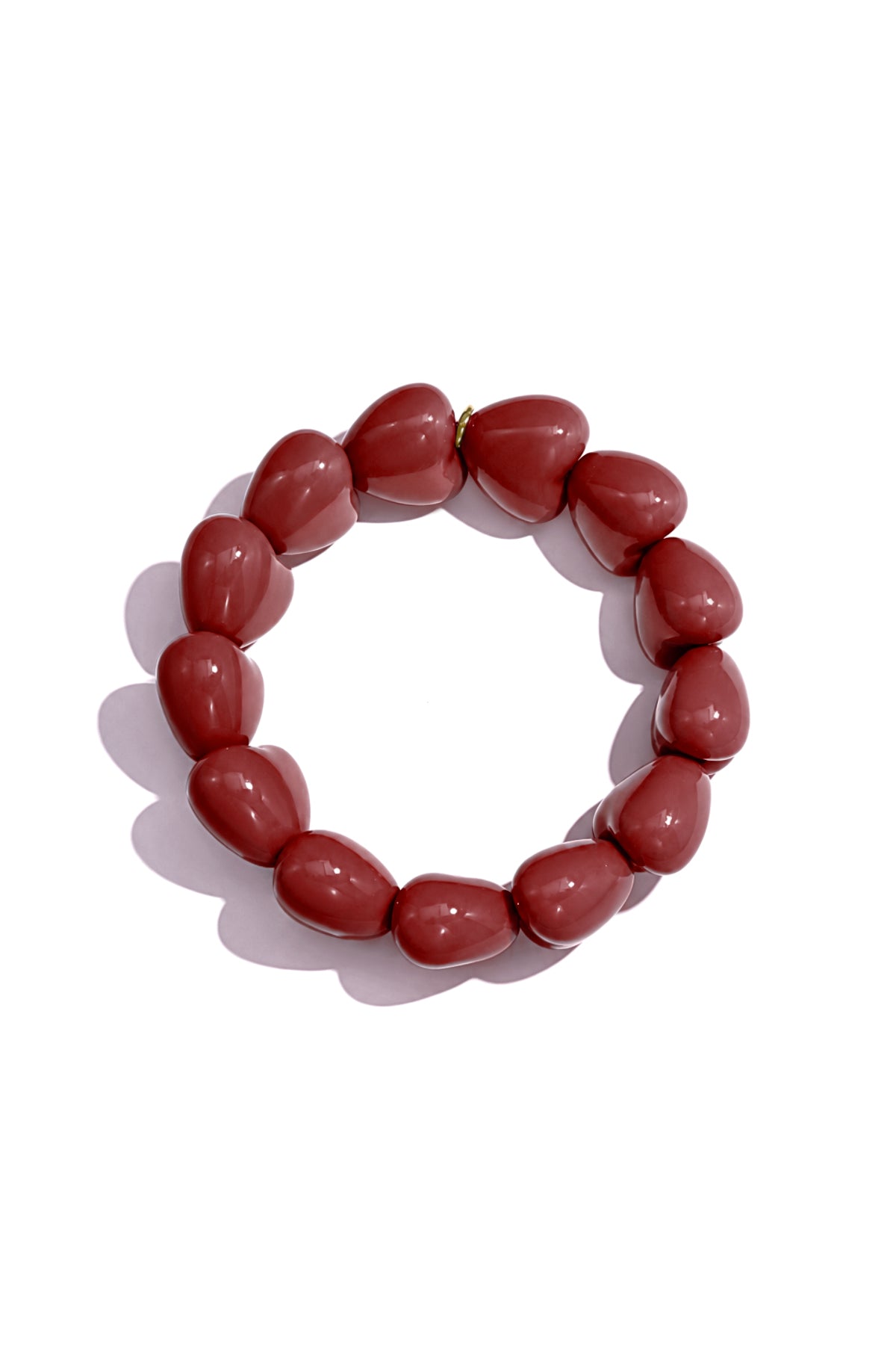 13-Bead Small Heart Bracelet