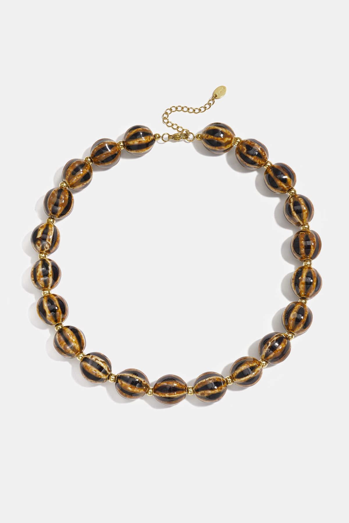 Ceramics Beaded Necklaces Stripe Casual Daily Simple Series Women's jewelry