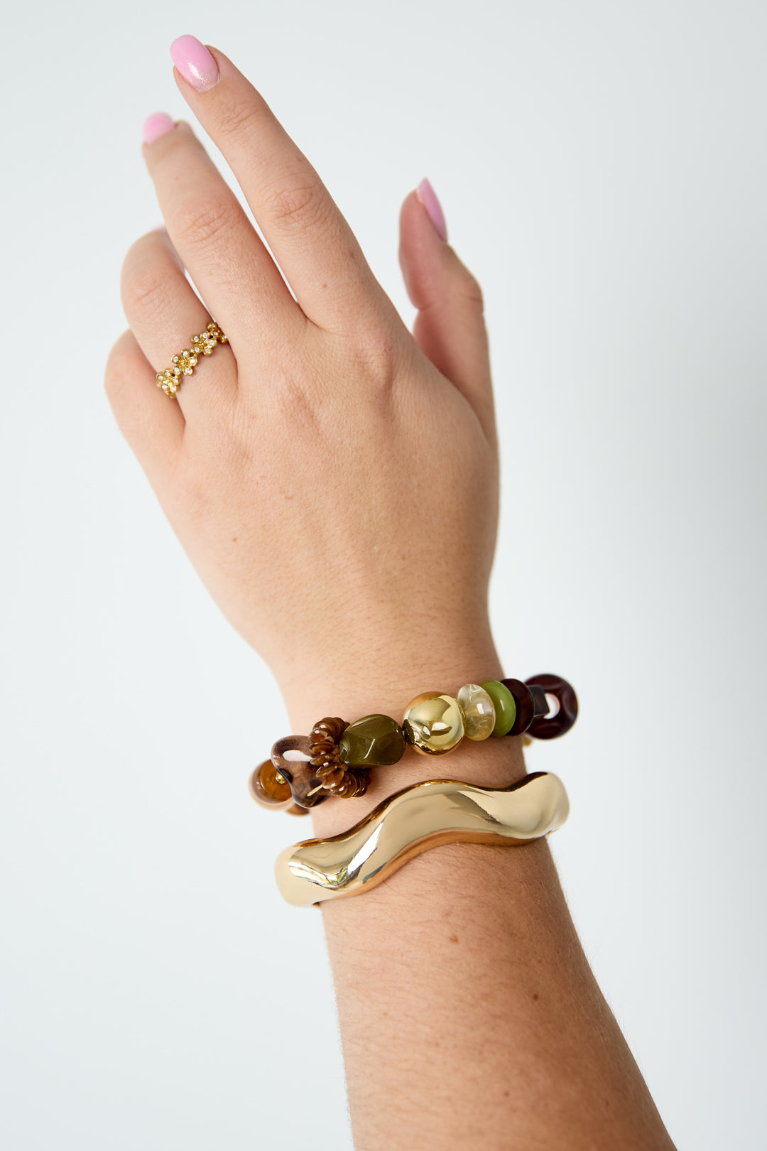 Acrylic Beaded Bracelets Irregular Shape Simple Daily Simple Series Women's jewelry