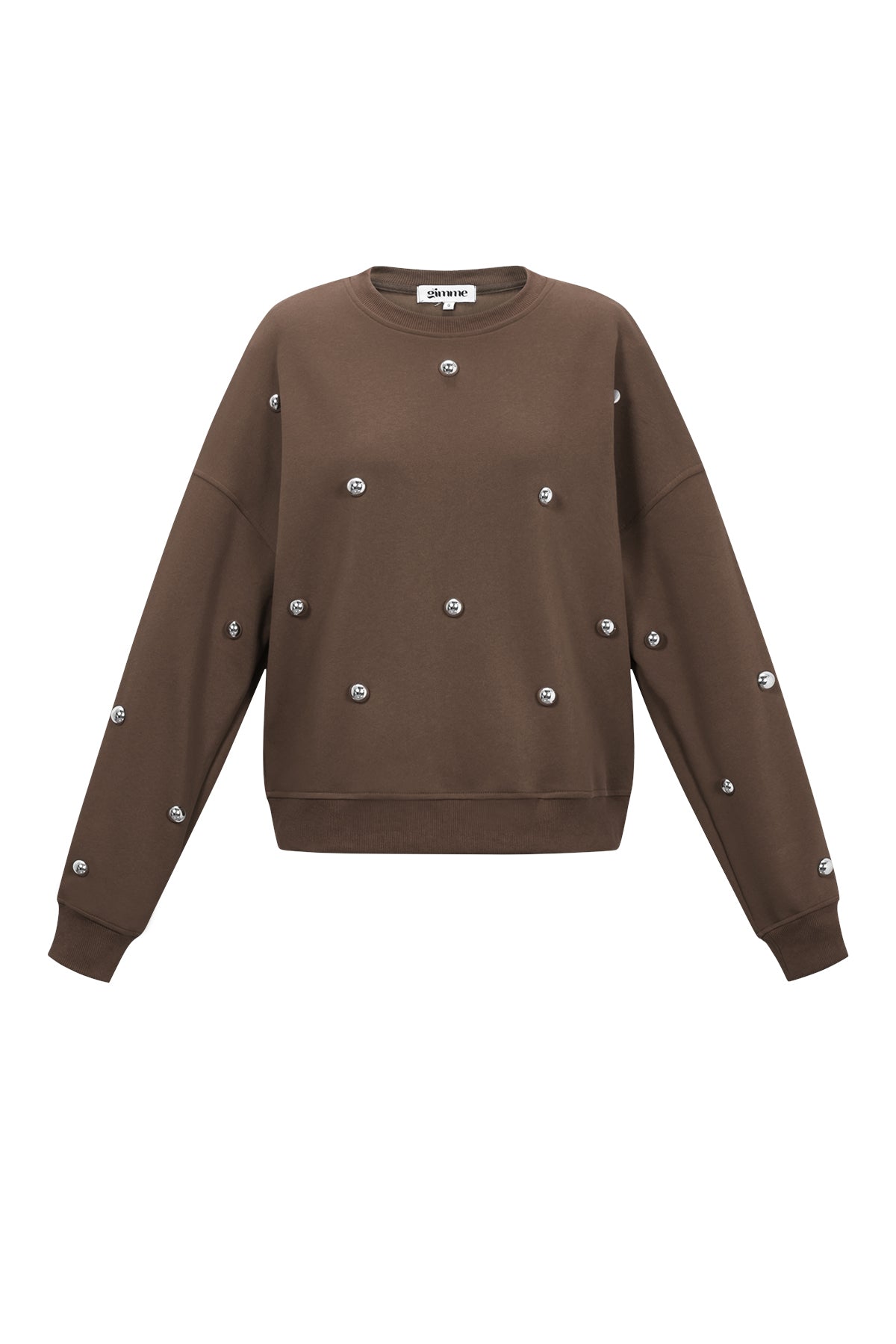 Sweater with studs