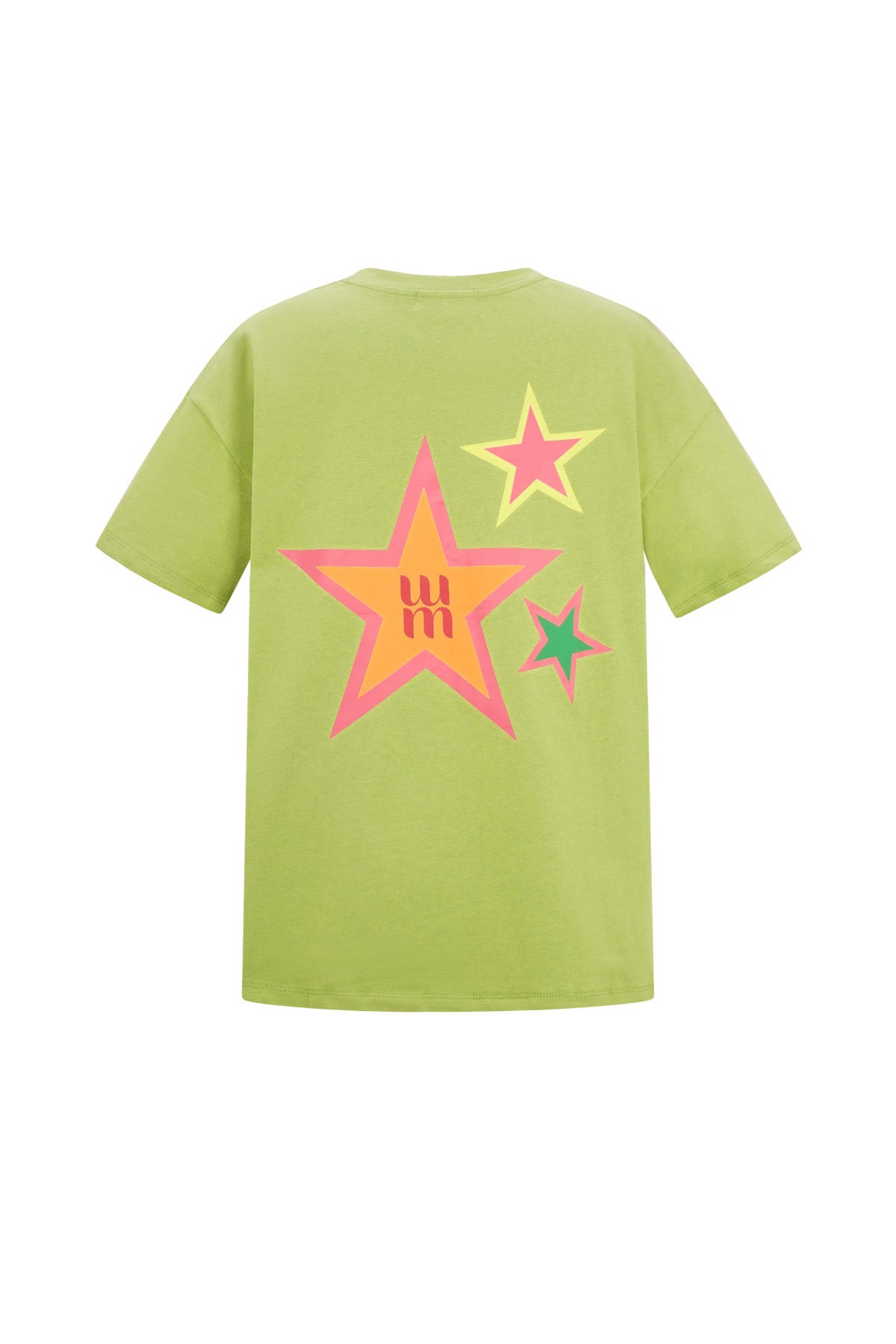 Cotton Women's T-shirt Casual Star Embroidery