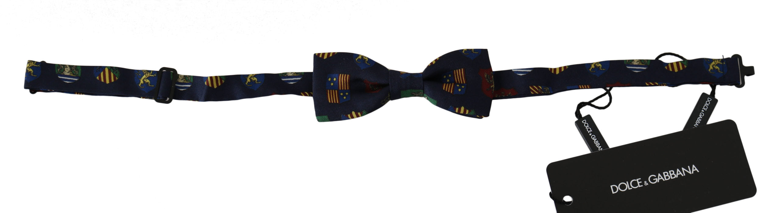 Pánský motýlek Papillon z 100% hedvábí Blue Flags s nastavitelným výstřihem