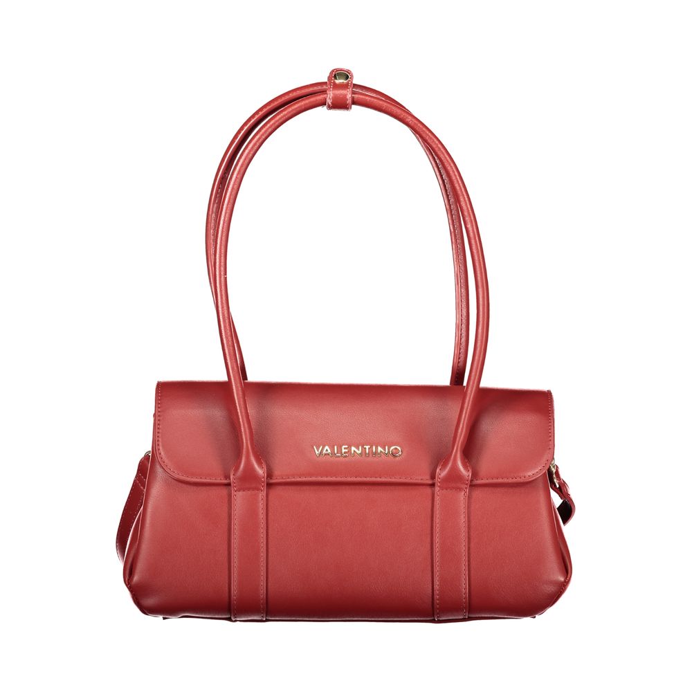 Rosso Poliuretano Women Handbag