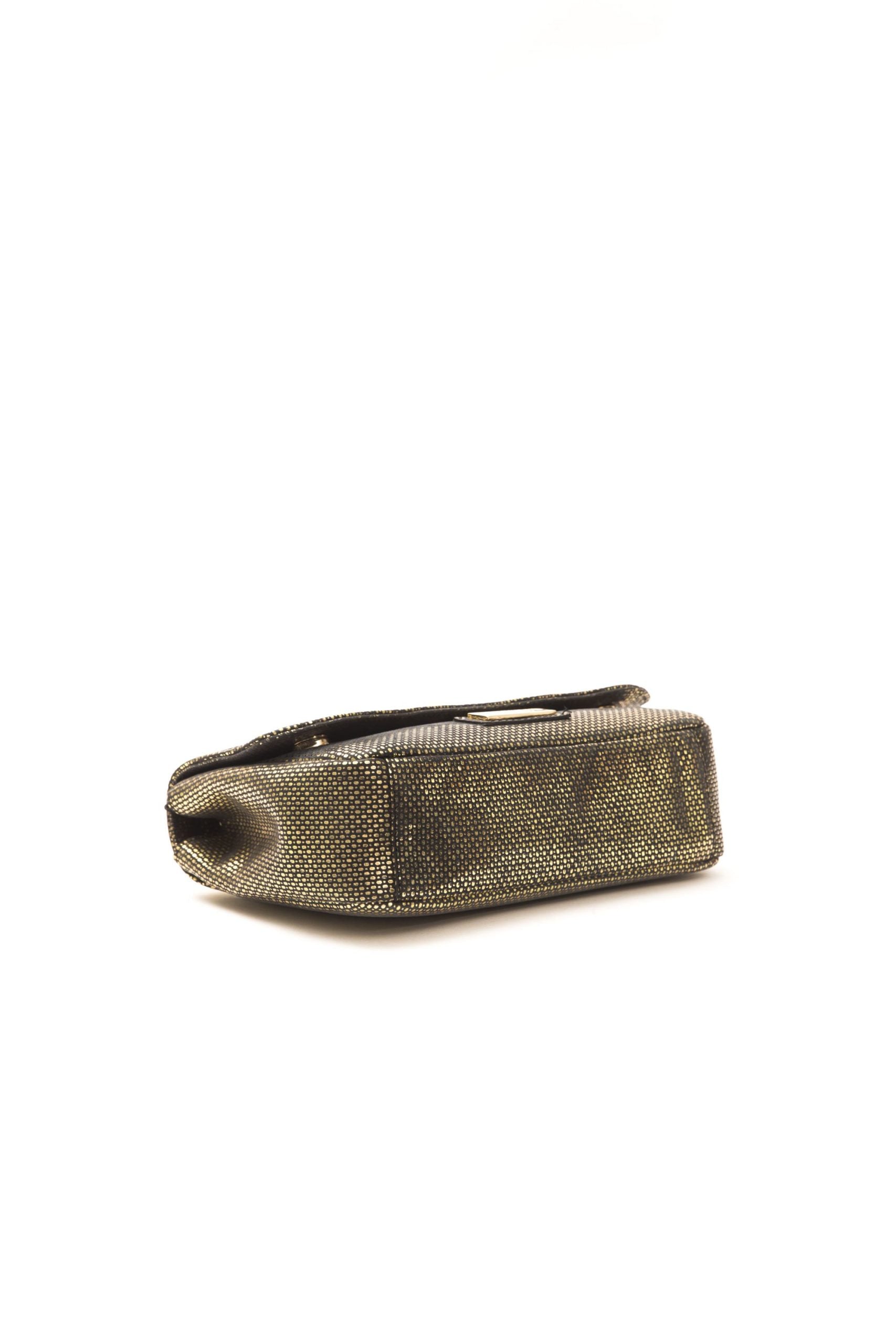 Černá kožená dámská crossbody taška