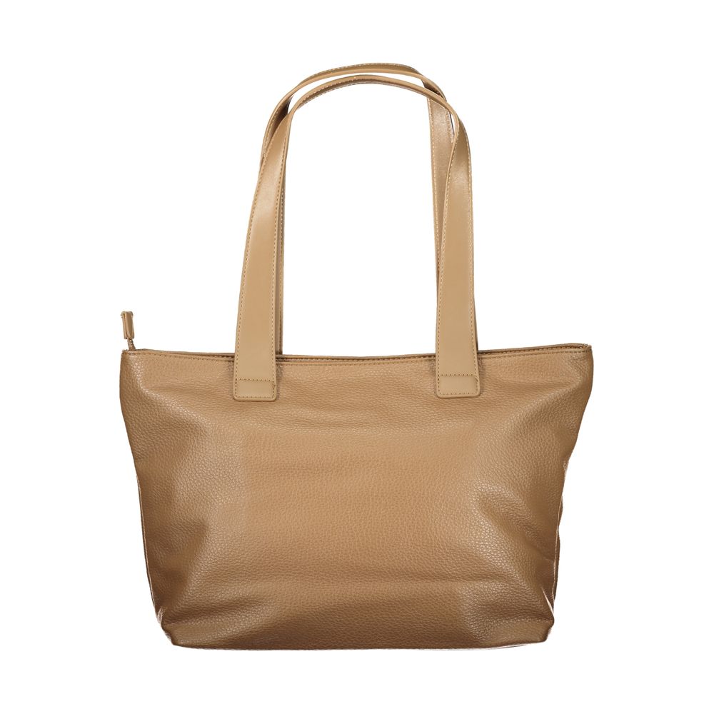 Marrone Poliuretano Women Shoulder Bag
