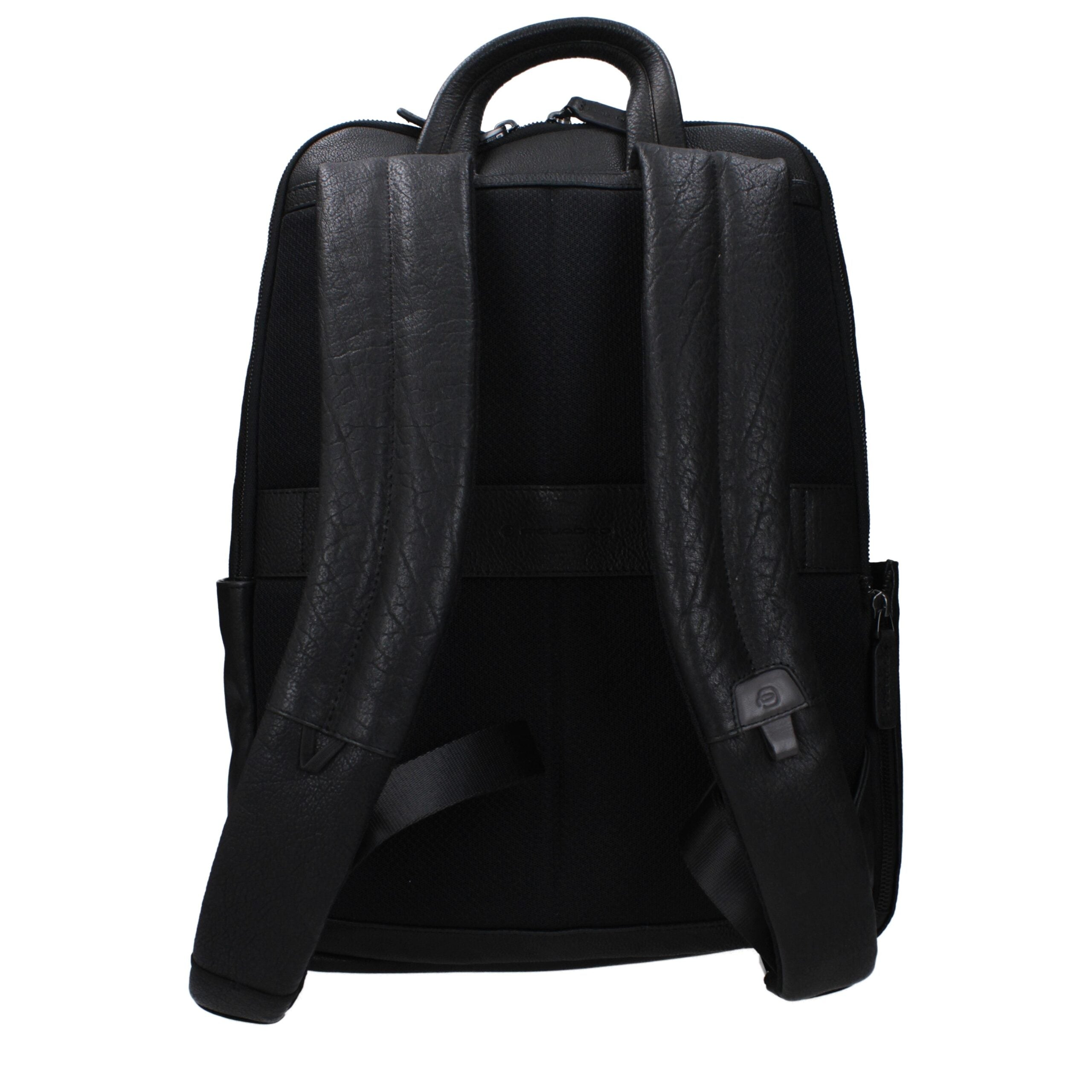 Black Leather Backpack