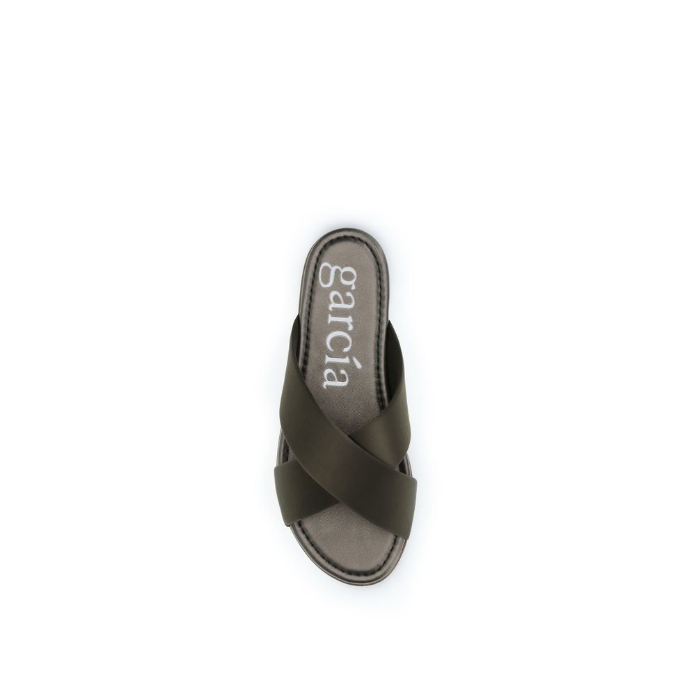 Brown Silk Sandals