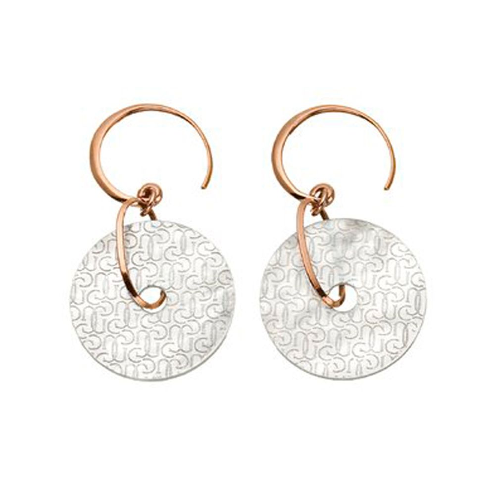 Bicolor Silver Earrings