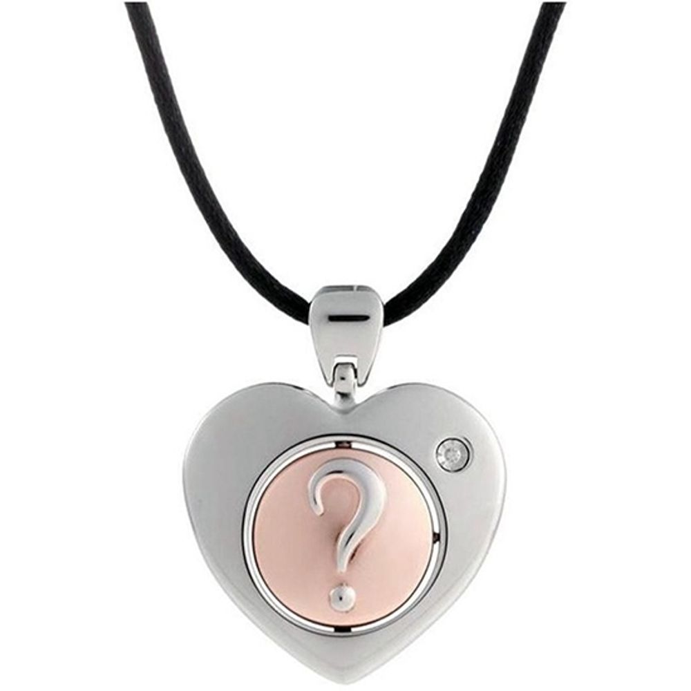 Gray Stainless Steel Necklace