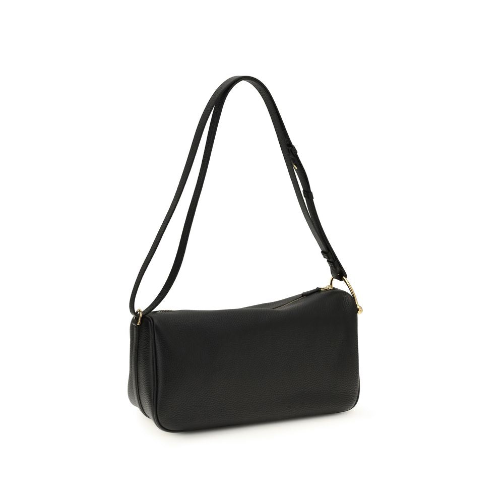 Black Calf Leather Bos Taurus Handbag
